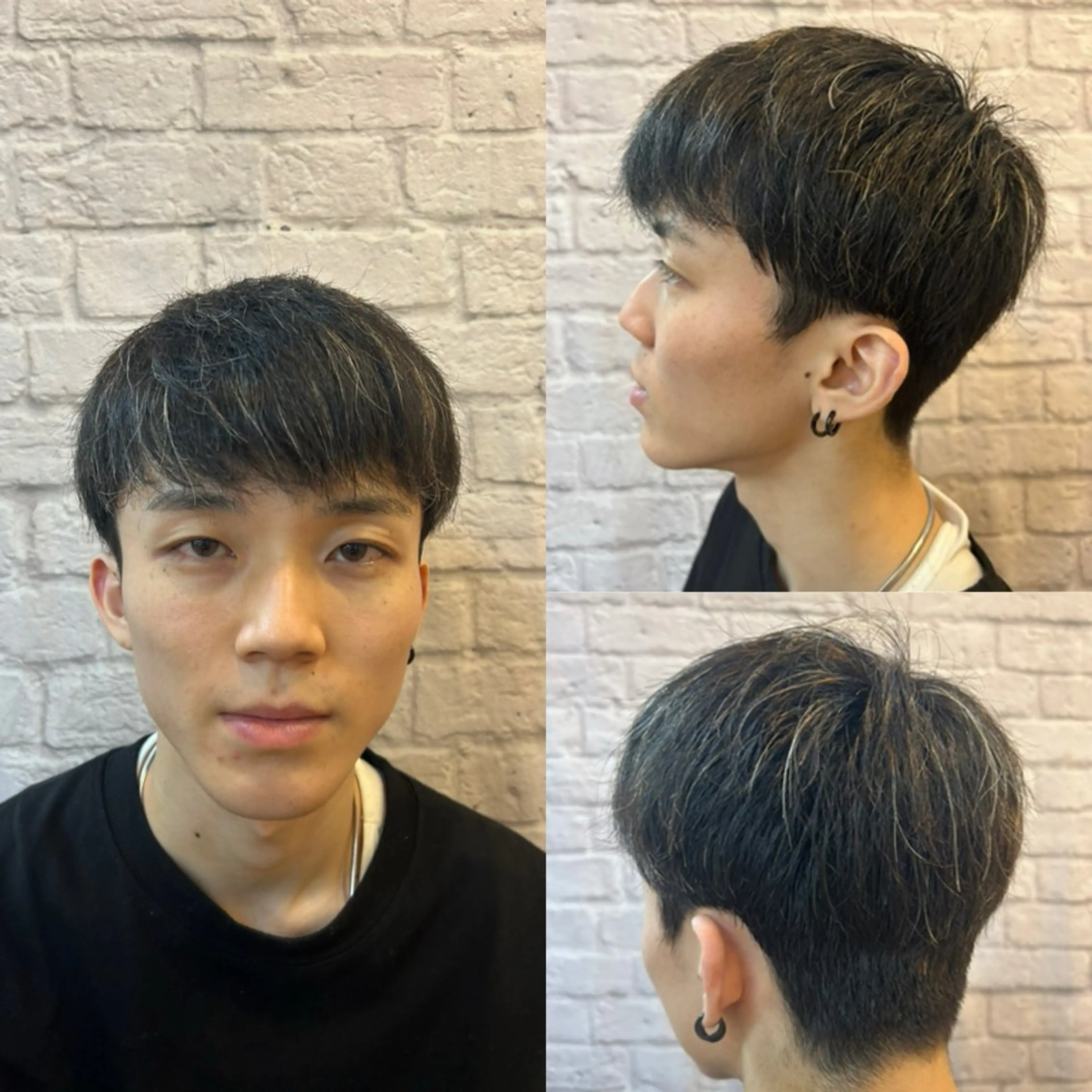 ミディアム Syunta Sato/佐藤駿太のヘアスタイル