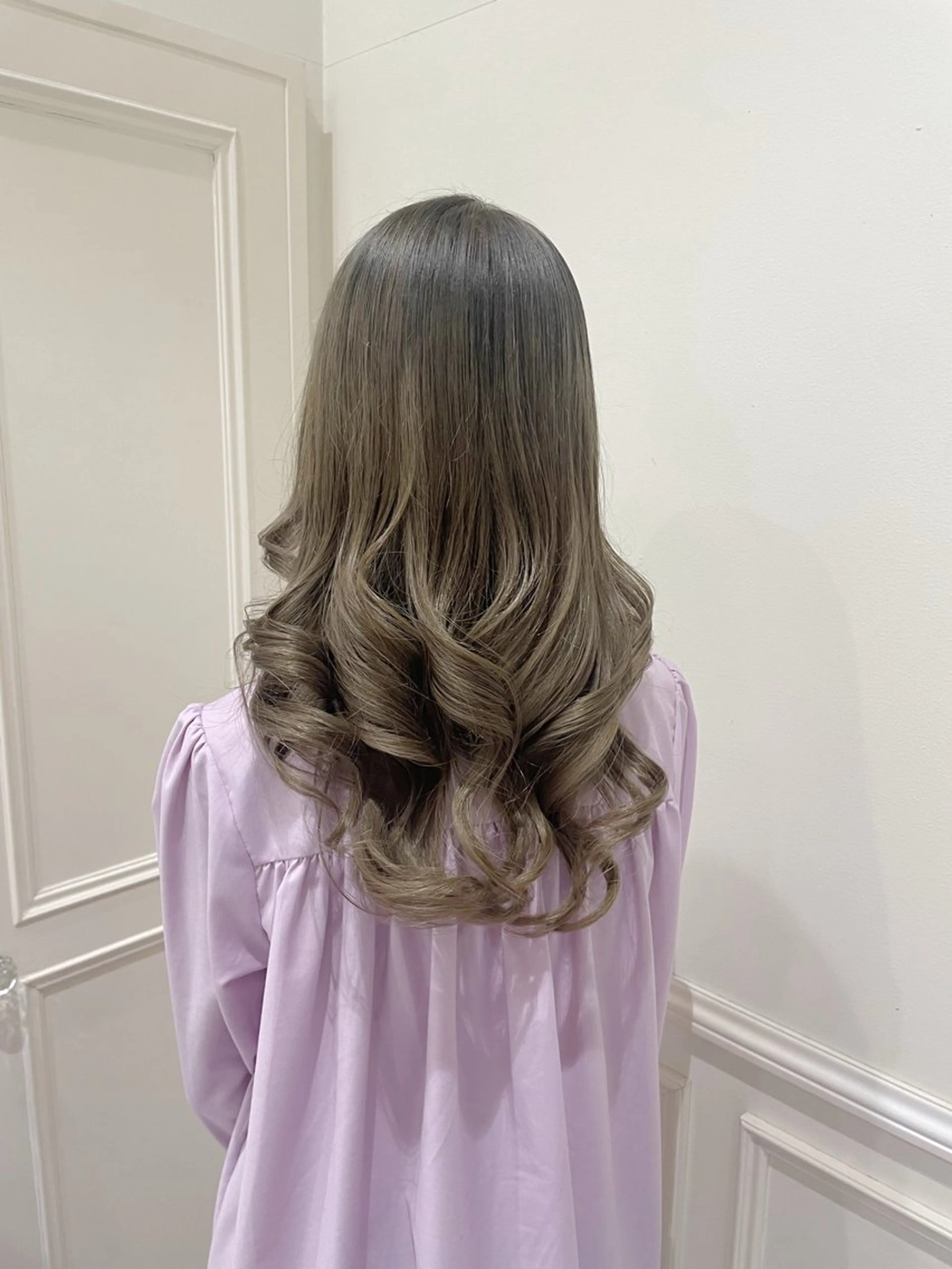 ロング ヘアカラー トリートメント midori 🎀 ͗ ͗のヘアスタイル