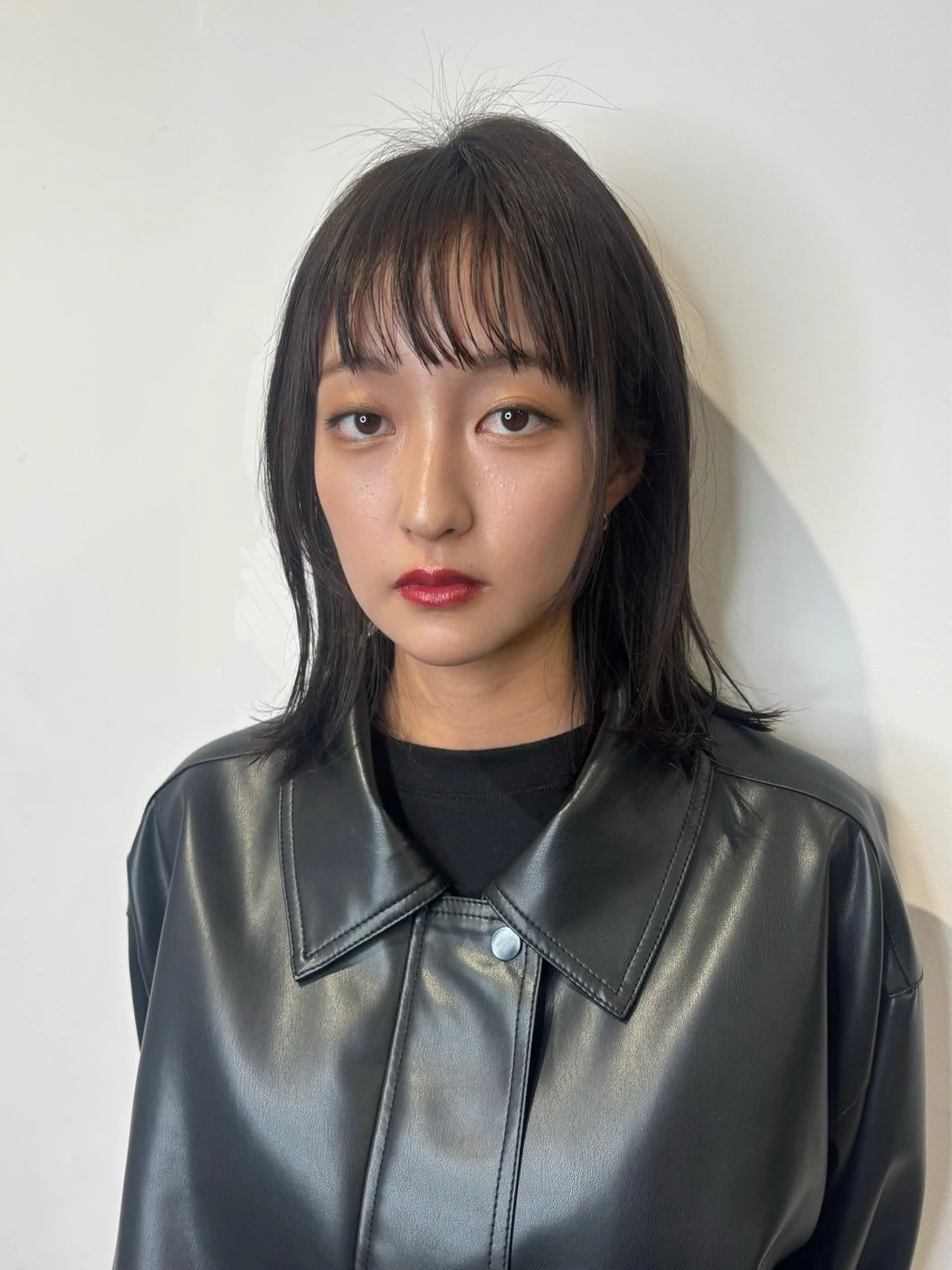 ミディアム はっとり ななせのヘアスタイル