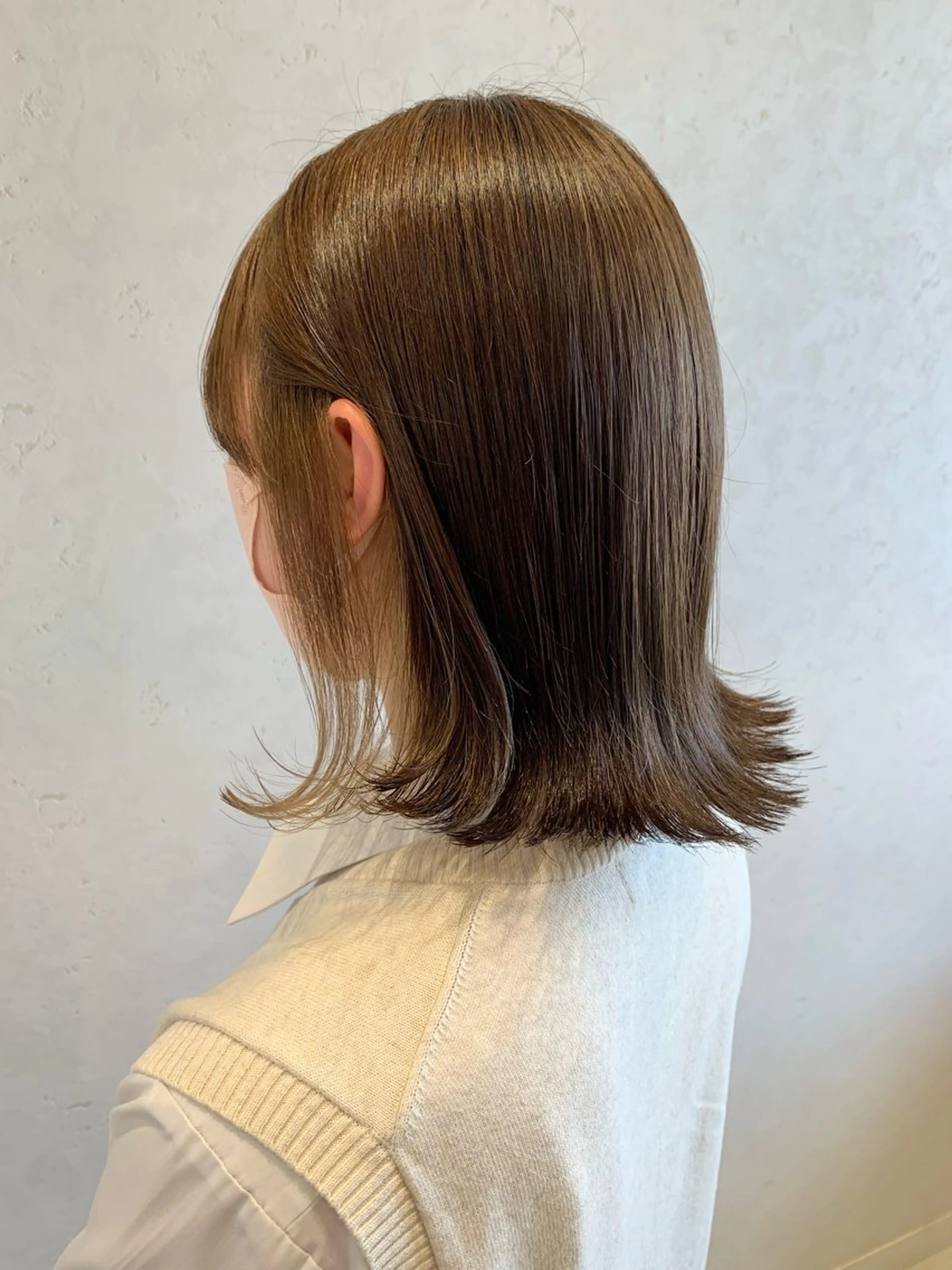 ミディアム ナチュラル／艶髪💎 maoのヘアスタイル