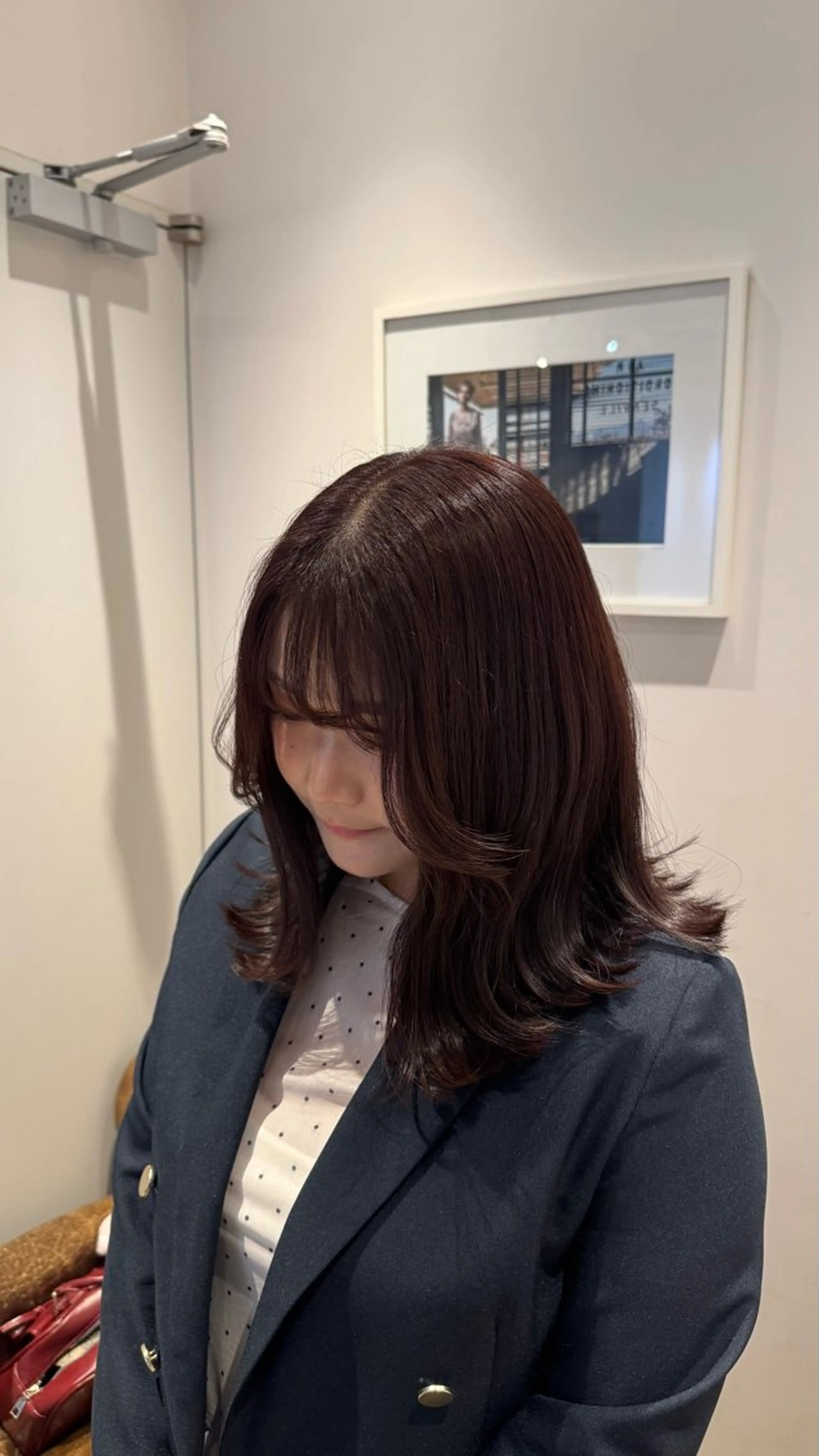 ミディアム カット ヘアカラー 梅田Lolonois miuのヘアスタイル