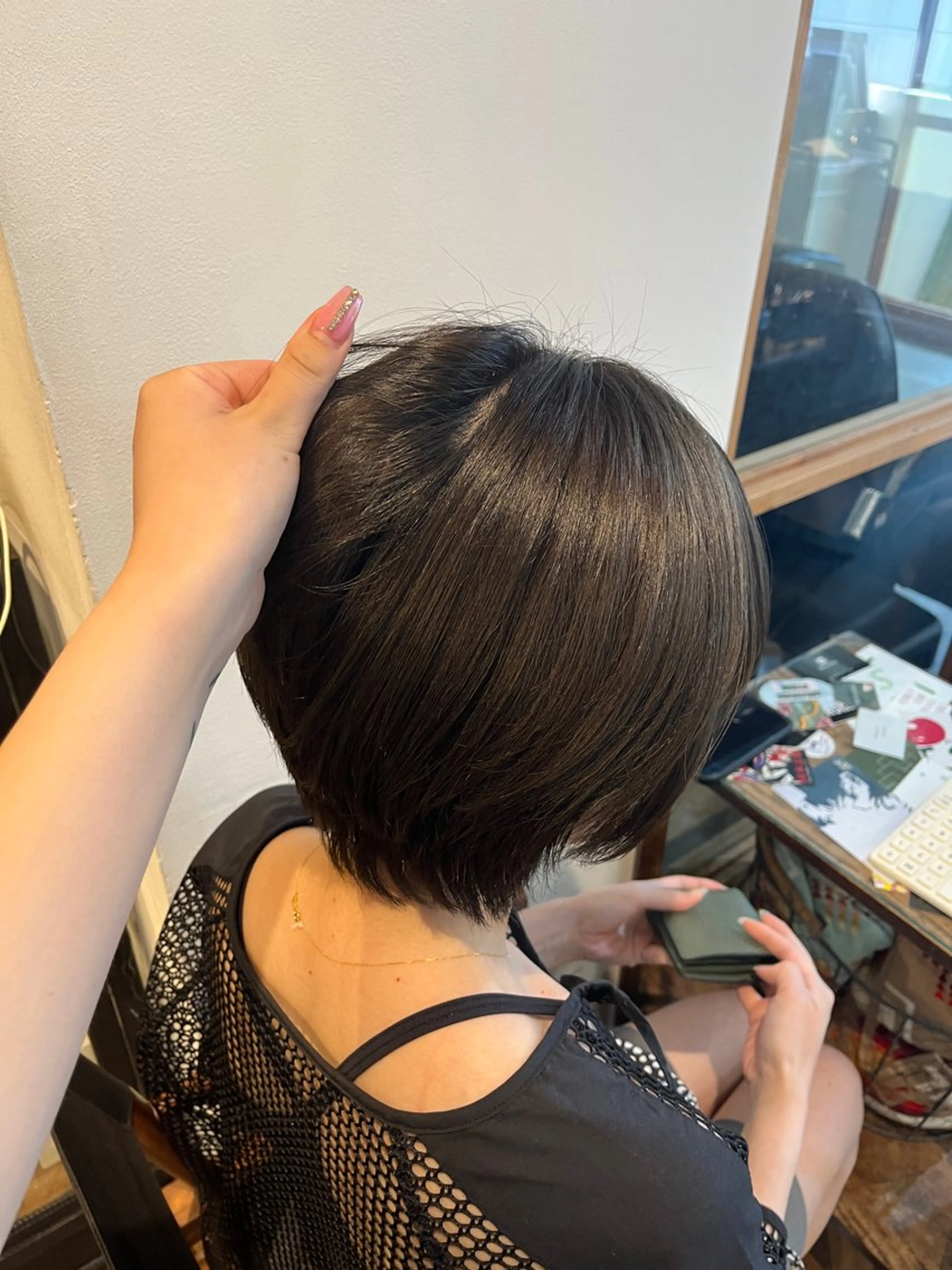 ショート カラー sora / 渋谷 / ハイトーンのヘアスタイル