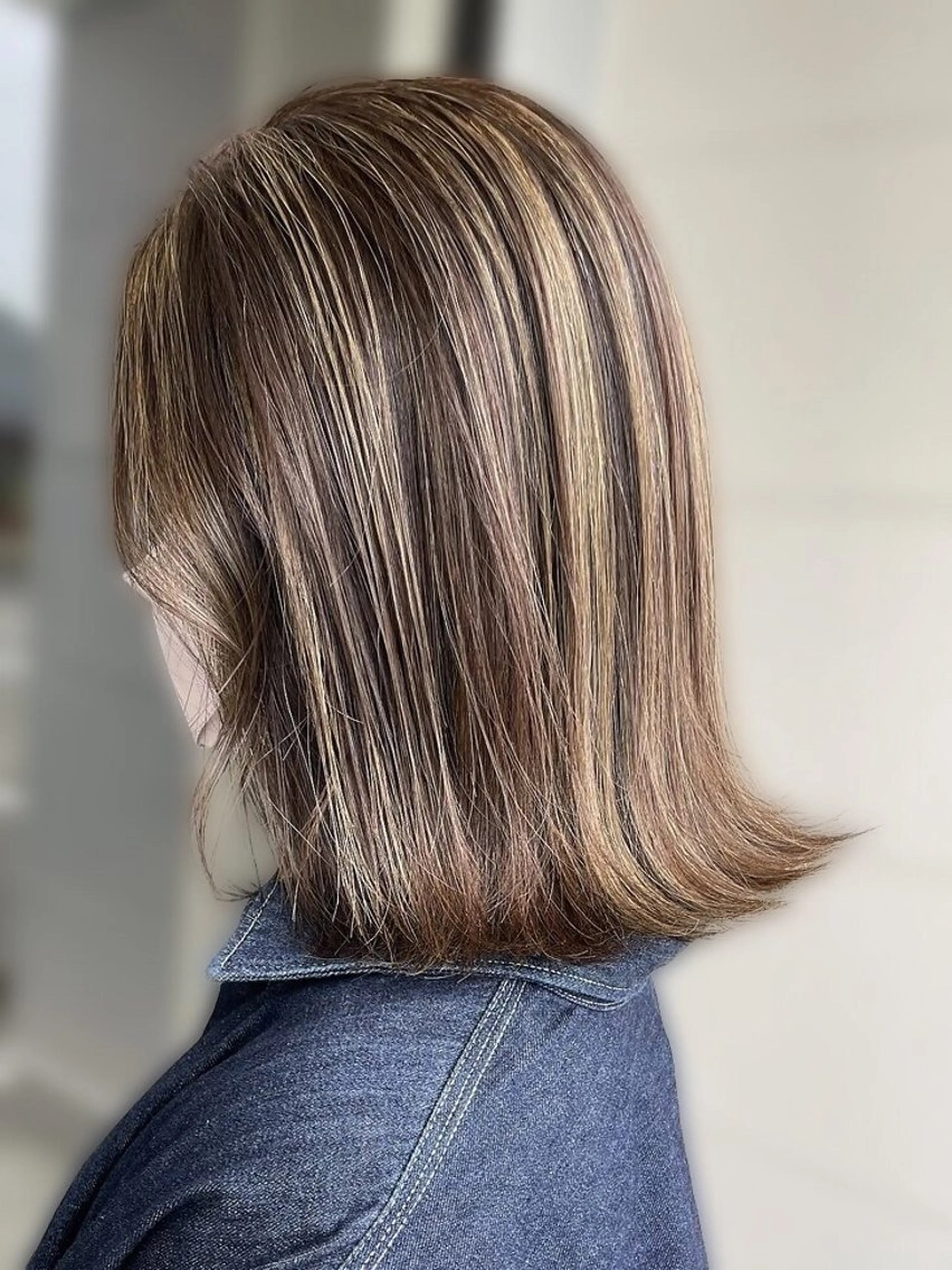 ロング カット ヘアカラー トリートメント 縮毛矯正×髪質改善× 艶髪カラー 小笠原躍のヘアスタイル