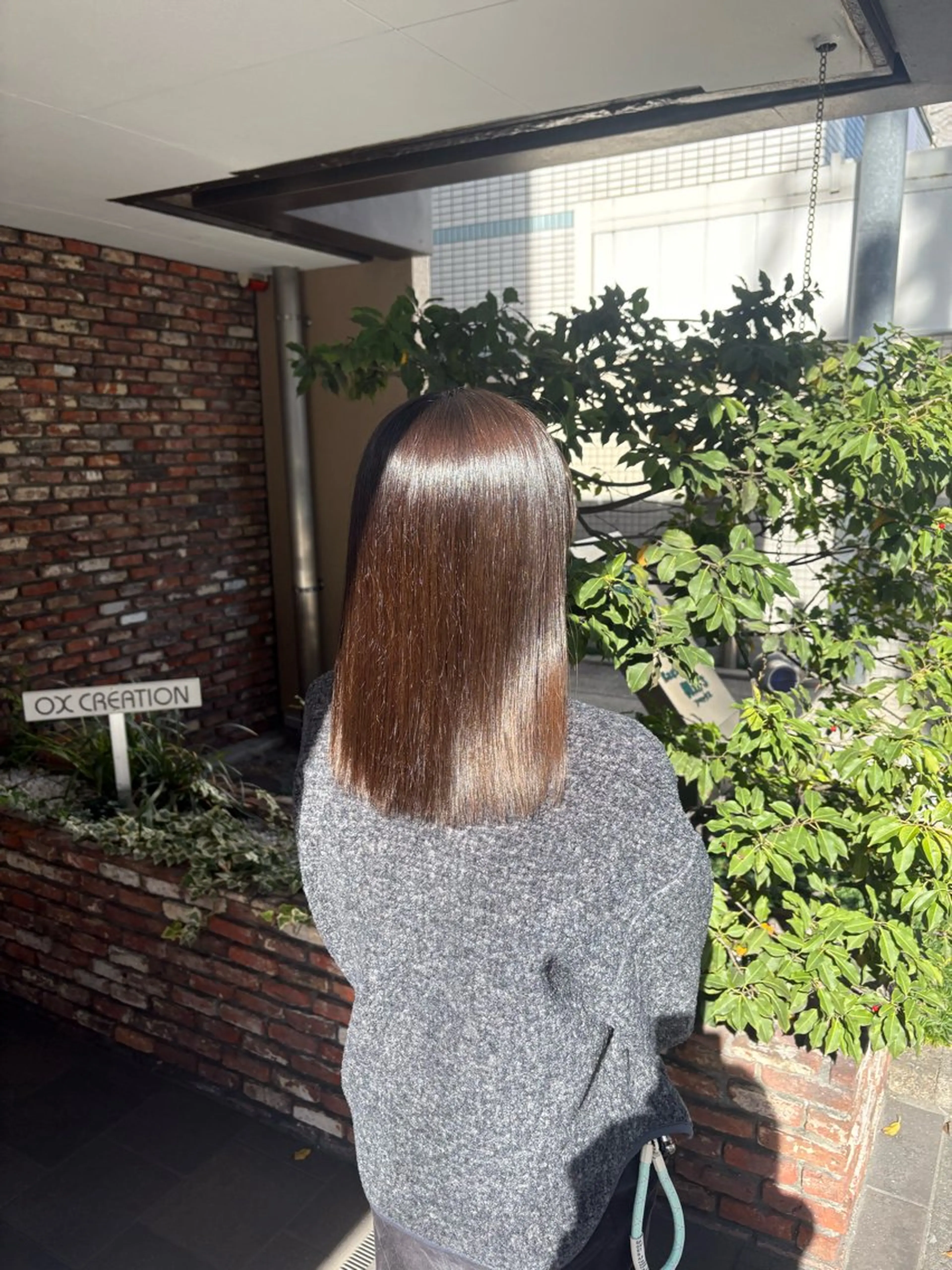 セミロング カット ヘアカラー トリートメント ショート 顔周りレイヤー/マオのヘアスタイル