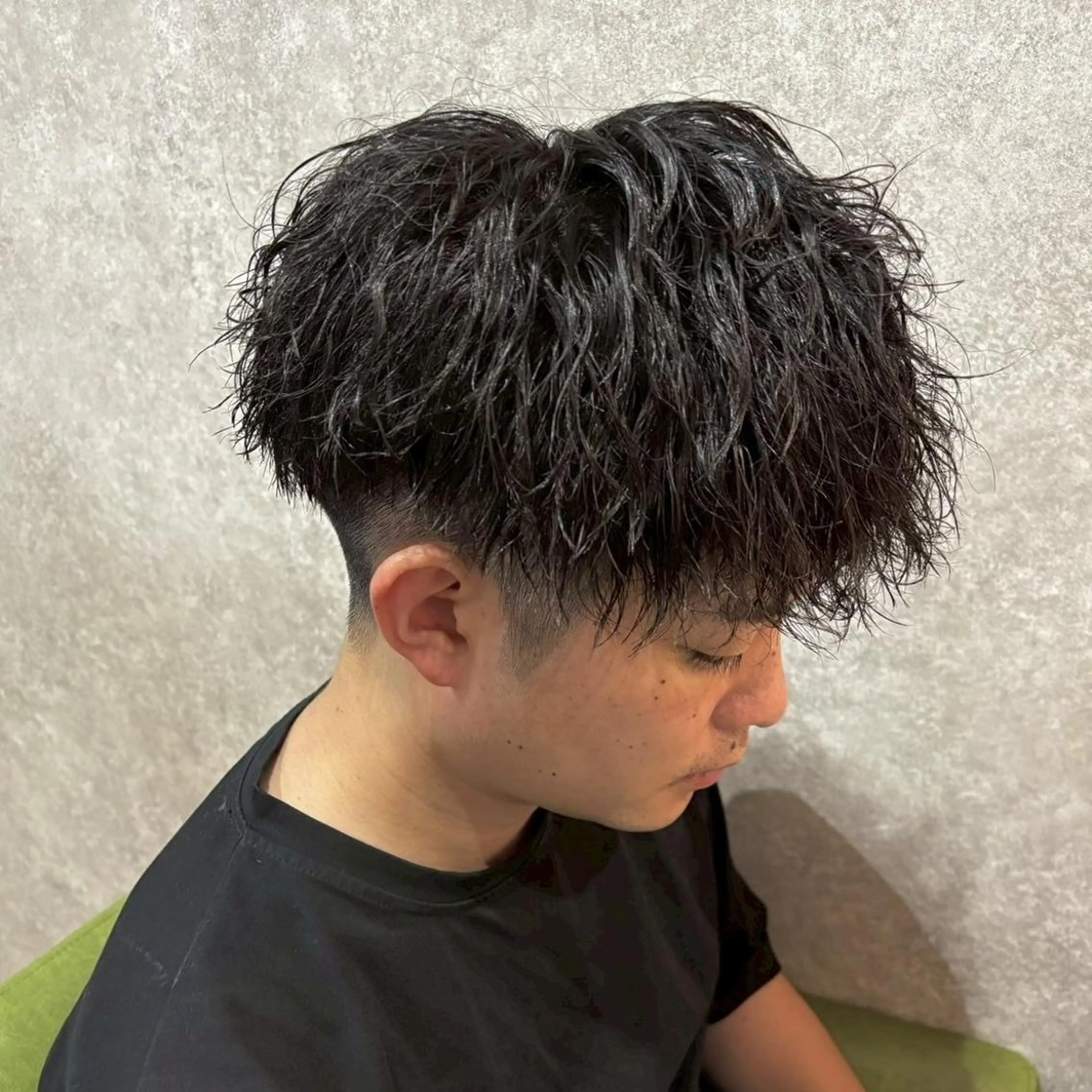 パーマ メンズ 池田 一輝のヘアスタイル