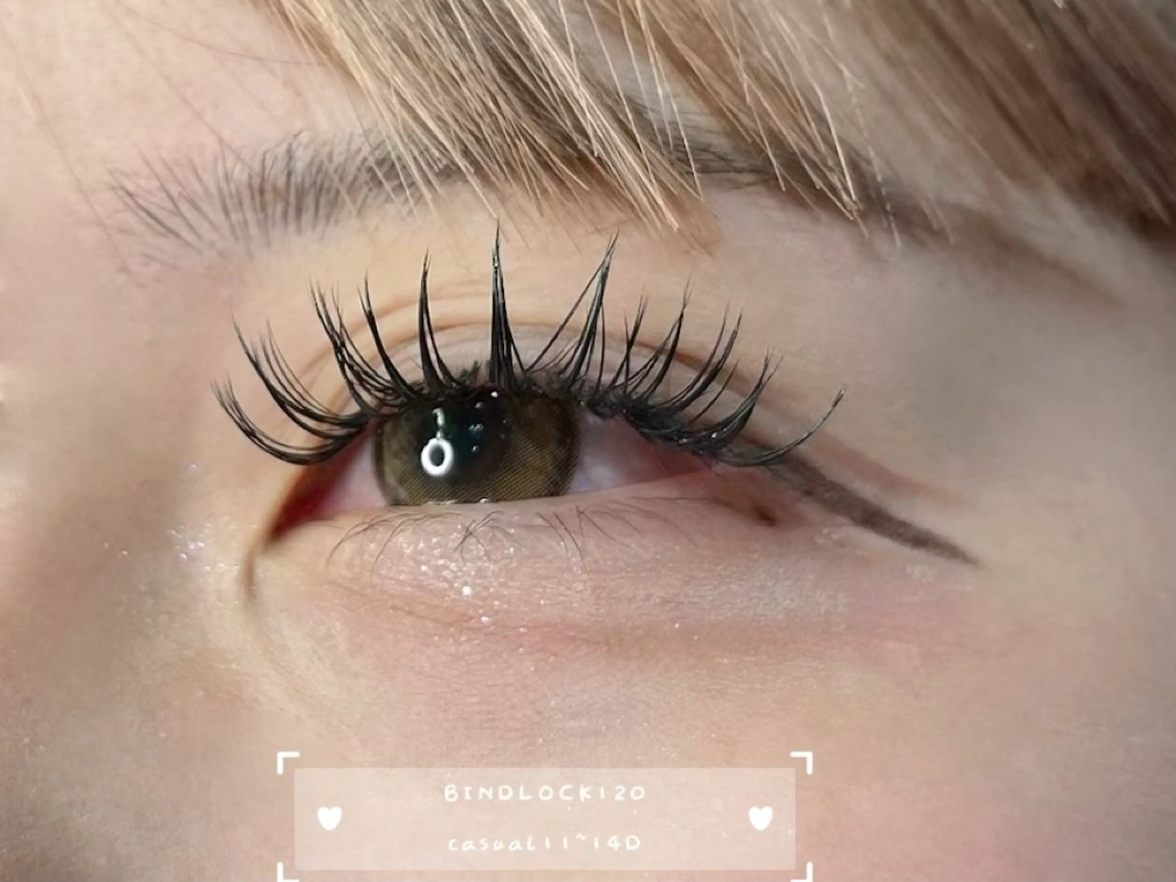 マツエク・マツパ バインドロック Dカール マツエク 若松 絵美のマツエク・マツパデザイン