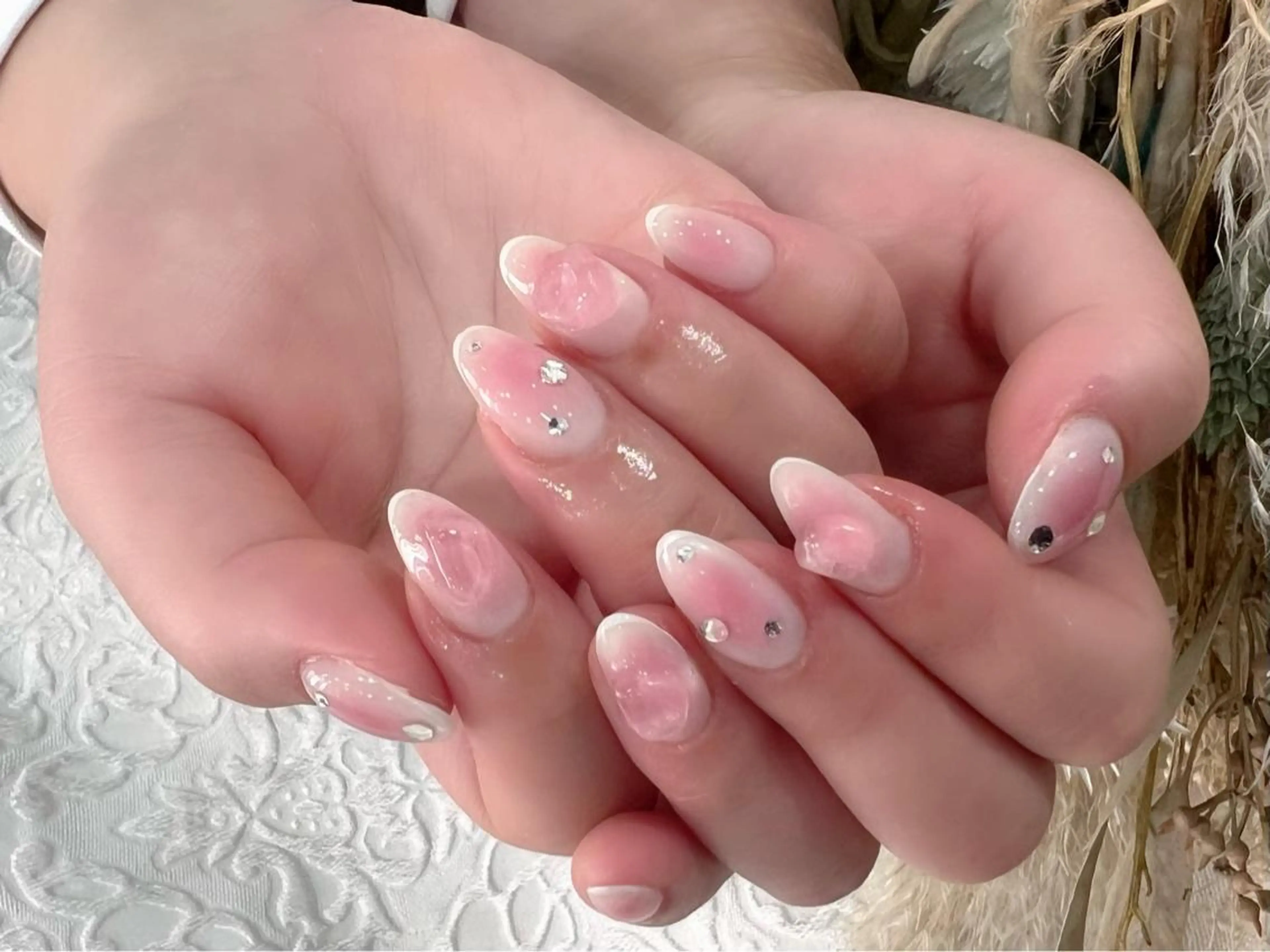 ネイル チークネイル ハンドネイル nailsalon mintのネイルデザイン