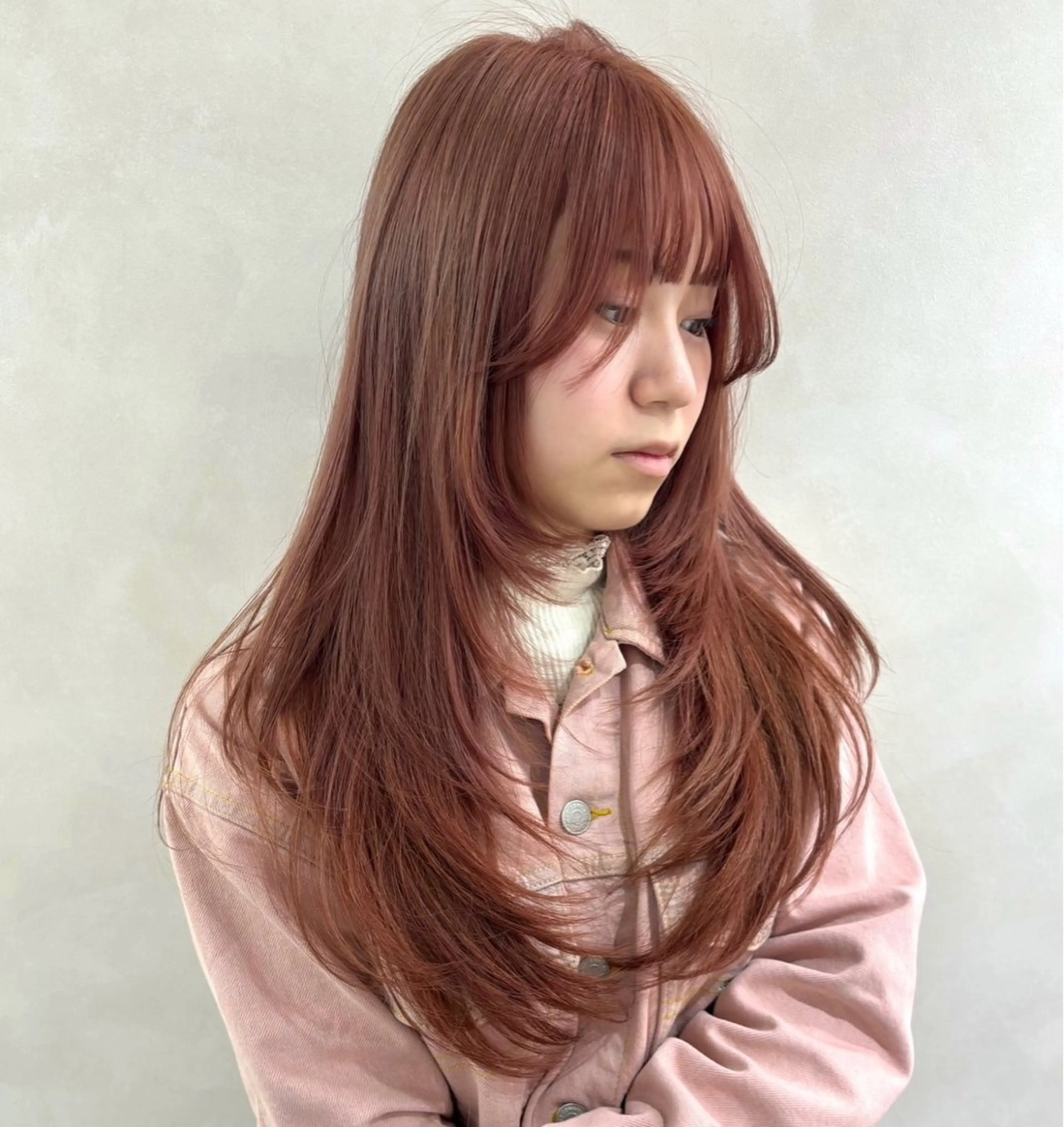 ‼️今だけ無料‼️カットモデル✂️ ⚠️4月16日のみNG⚠️レイヤーカット/顔周りレイヤー/ハッシュカット/韓国ボブ/の写真