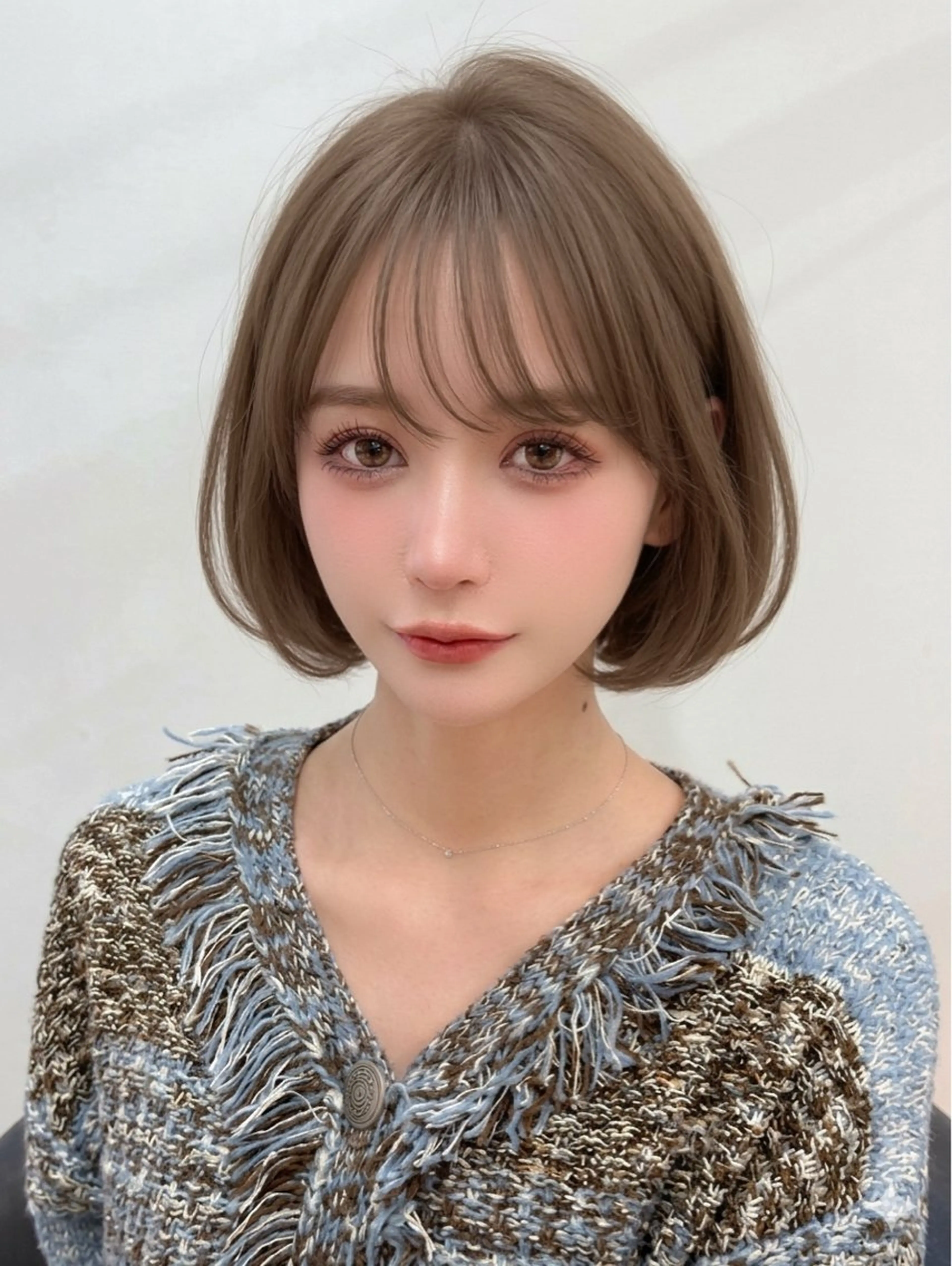ショート カラー 木元 瑛✂︎ボブのヘアスタイル
