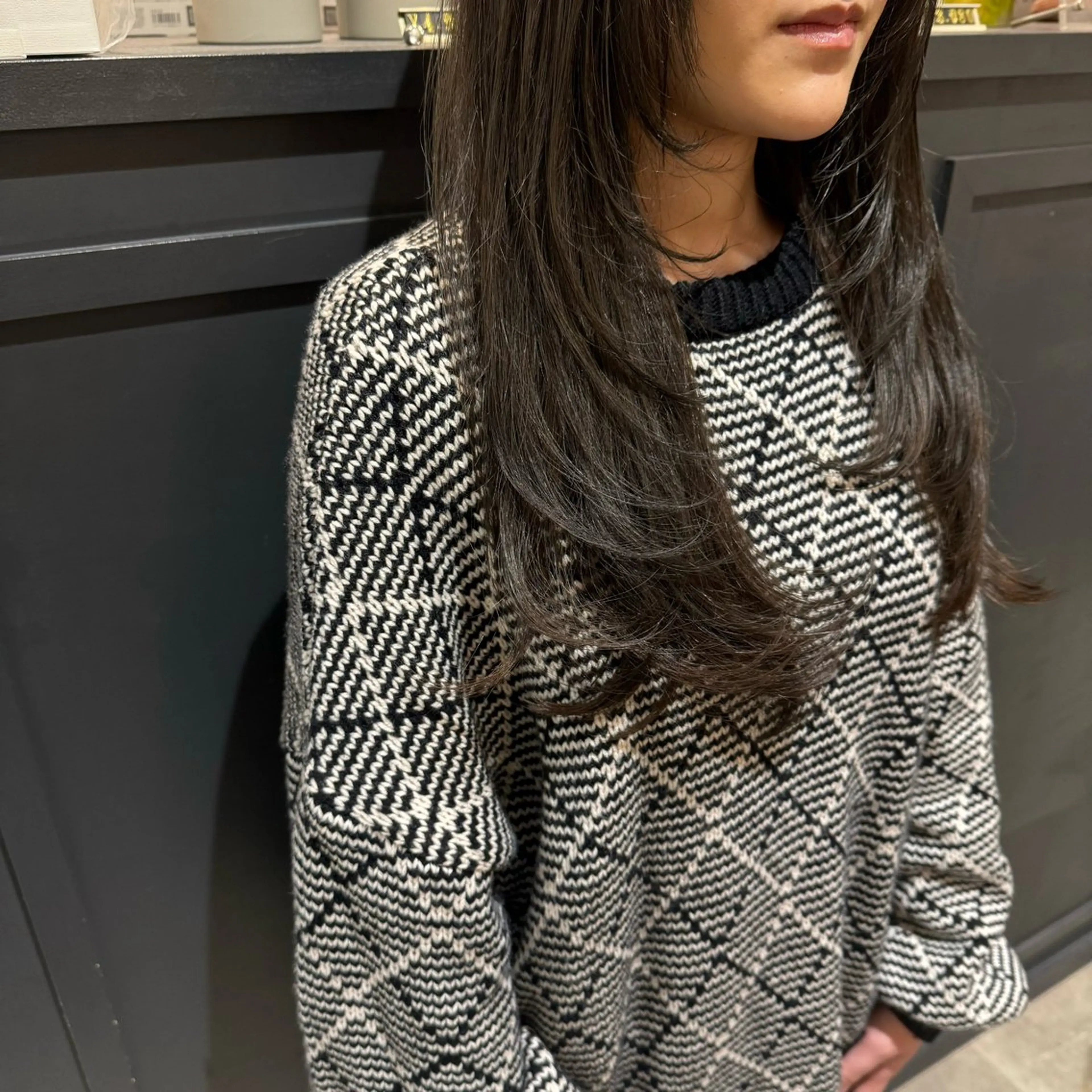 ロング カット ヘアカラー 葵/レイヤーカット/ 韓国風/透明感カラーのヘアスタイル