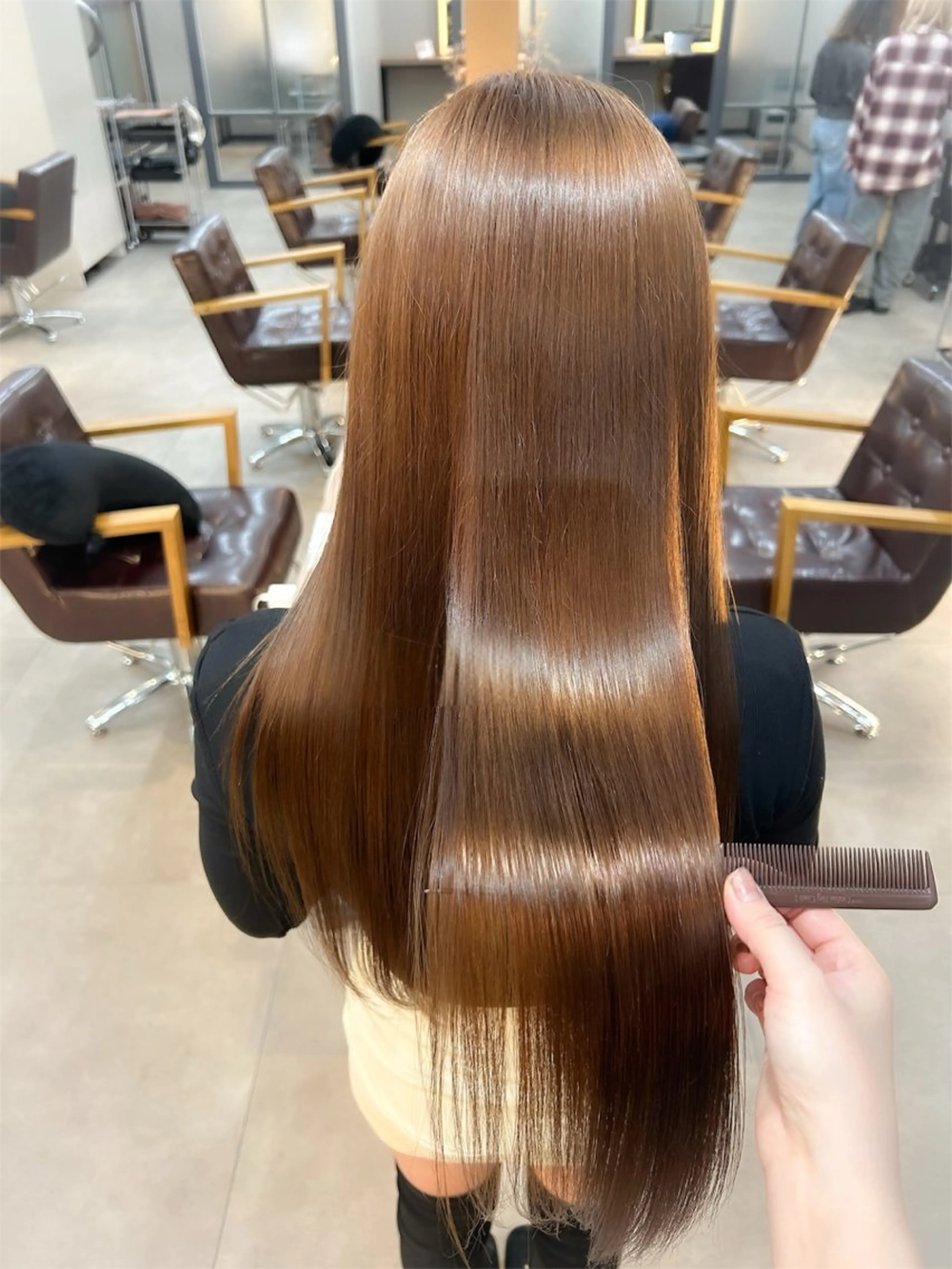 ロング カラー ブリーチ ケアブリーチ ダブルカラー ヘアカラー レイヤー/ハイトーン 艶感/ririkaのヘアスタイル