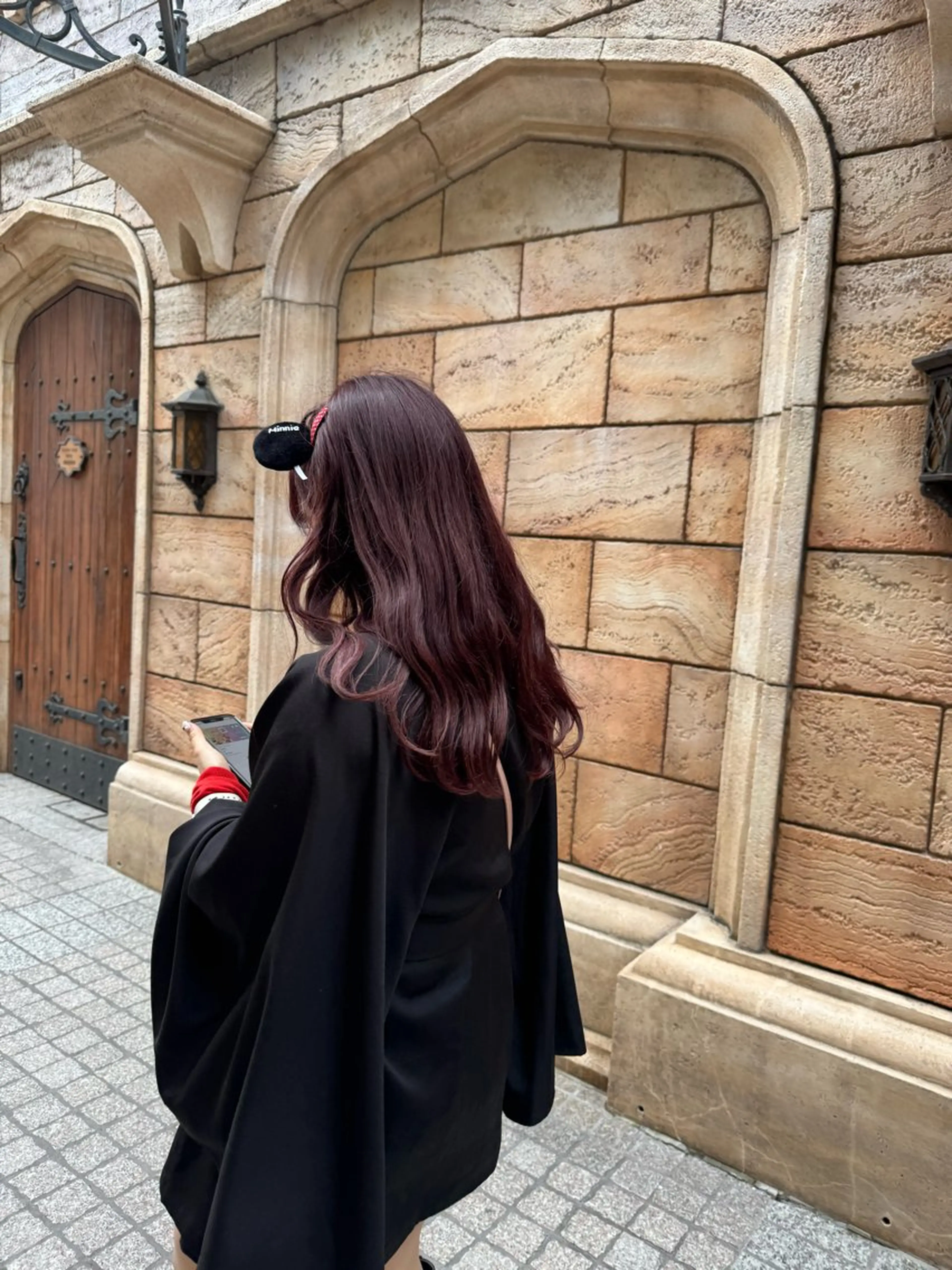 ロング カラー 林 美佑のヘアスタイル