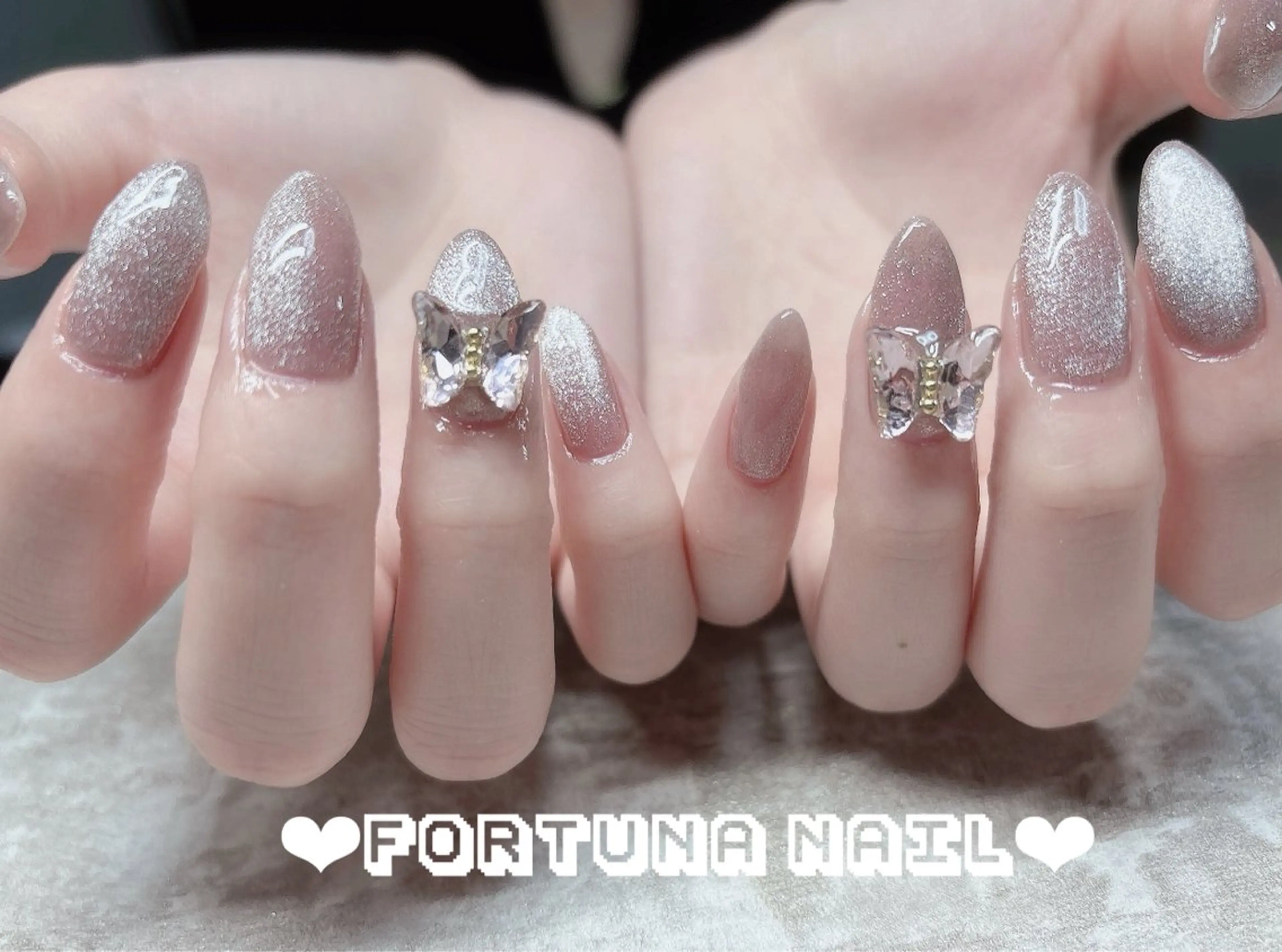 パラジェ初回オン無料/ユニコーン/ミラー/マグネット/ギャラクシーネイル(ベース色+500）ベース色グラデー+1000の写真