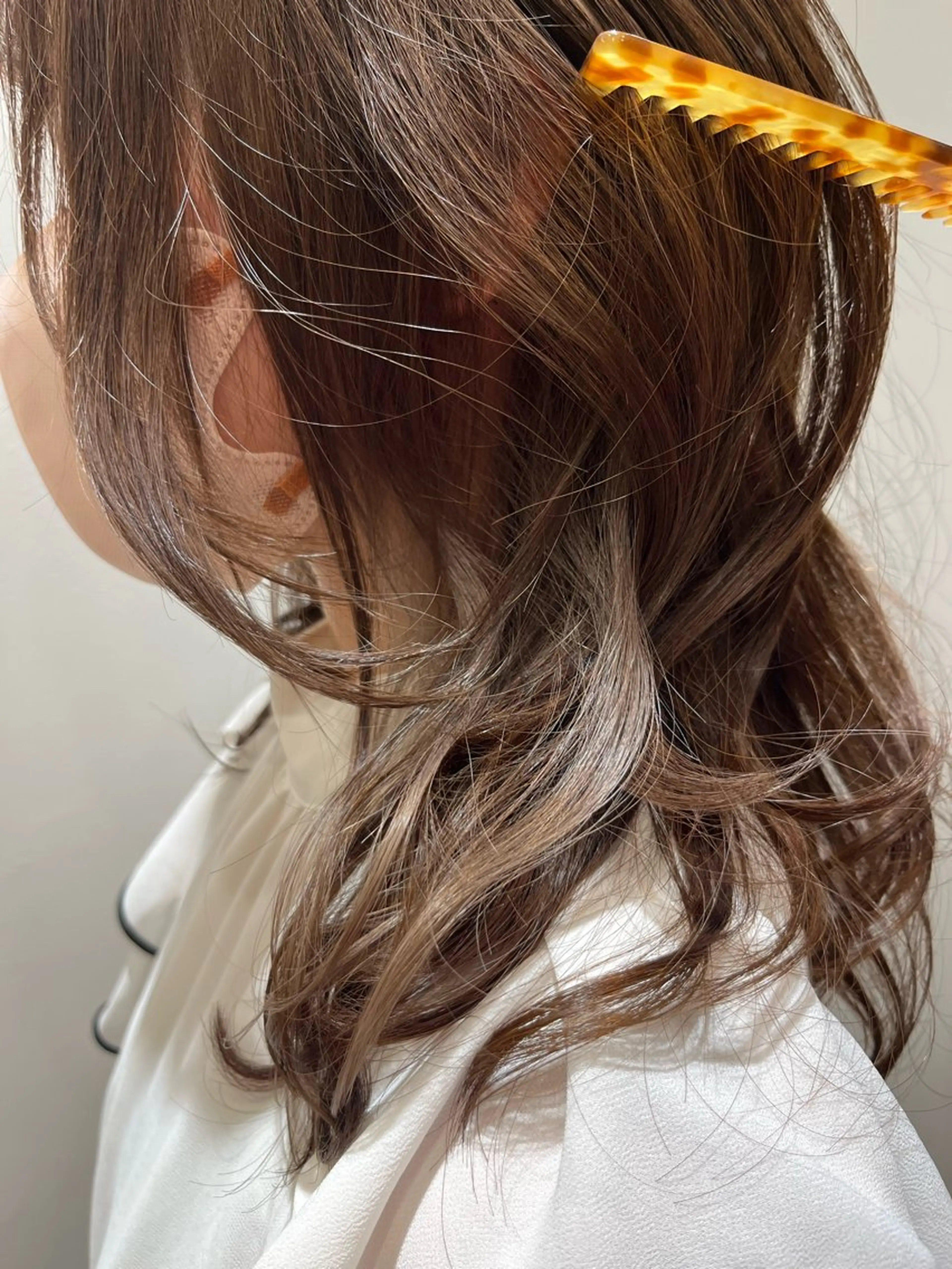 セミロング カラー ヘアカラー 門崎未依/レイヤー/ メンズカット🪿🌼のヘアスタイル