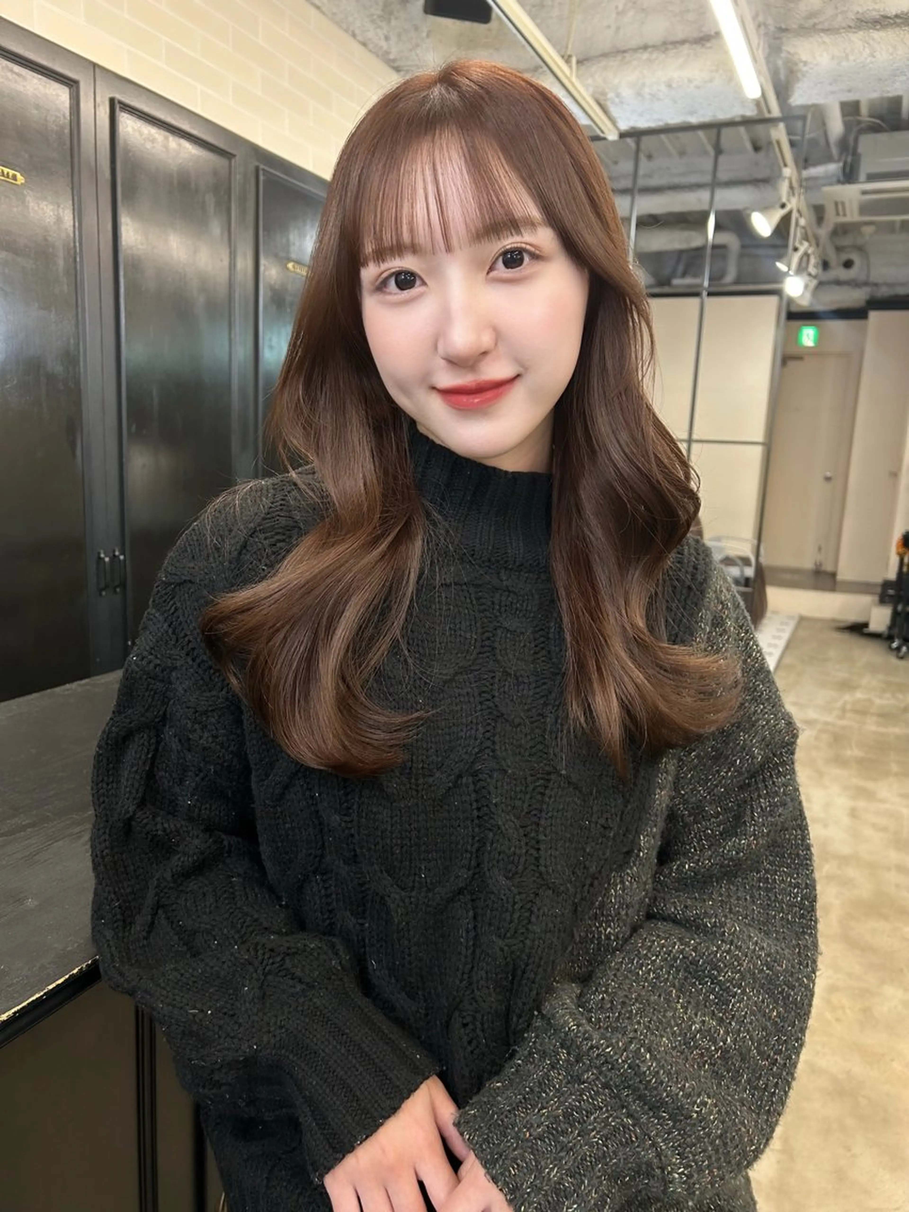 ロング カラー カット ヘアカラー トリートメント 地毛風艶カラー🌿 喜多夏海のヘアスタイル