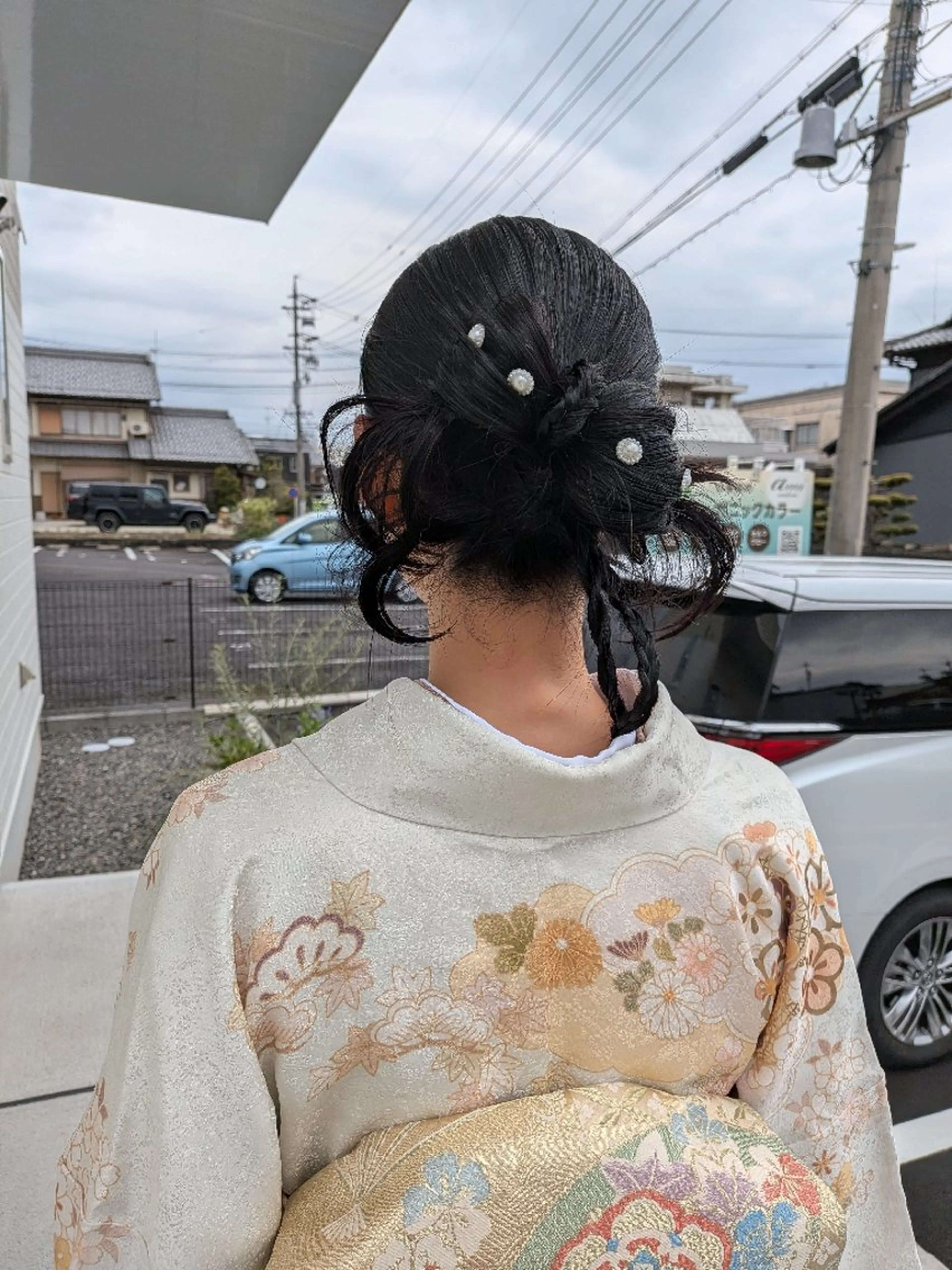 ヘアアレンジ アミオーガニック カラーのヘアスタイル