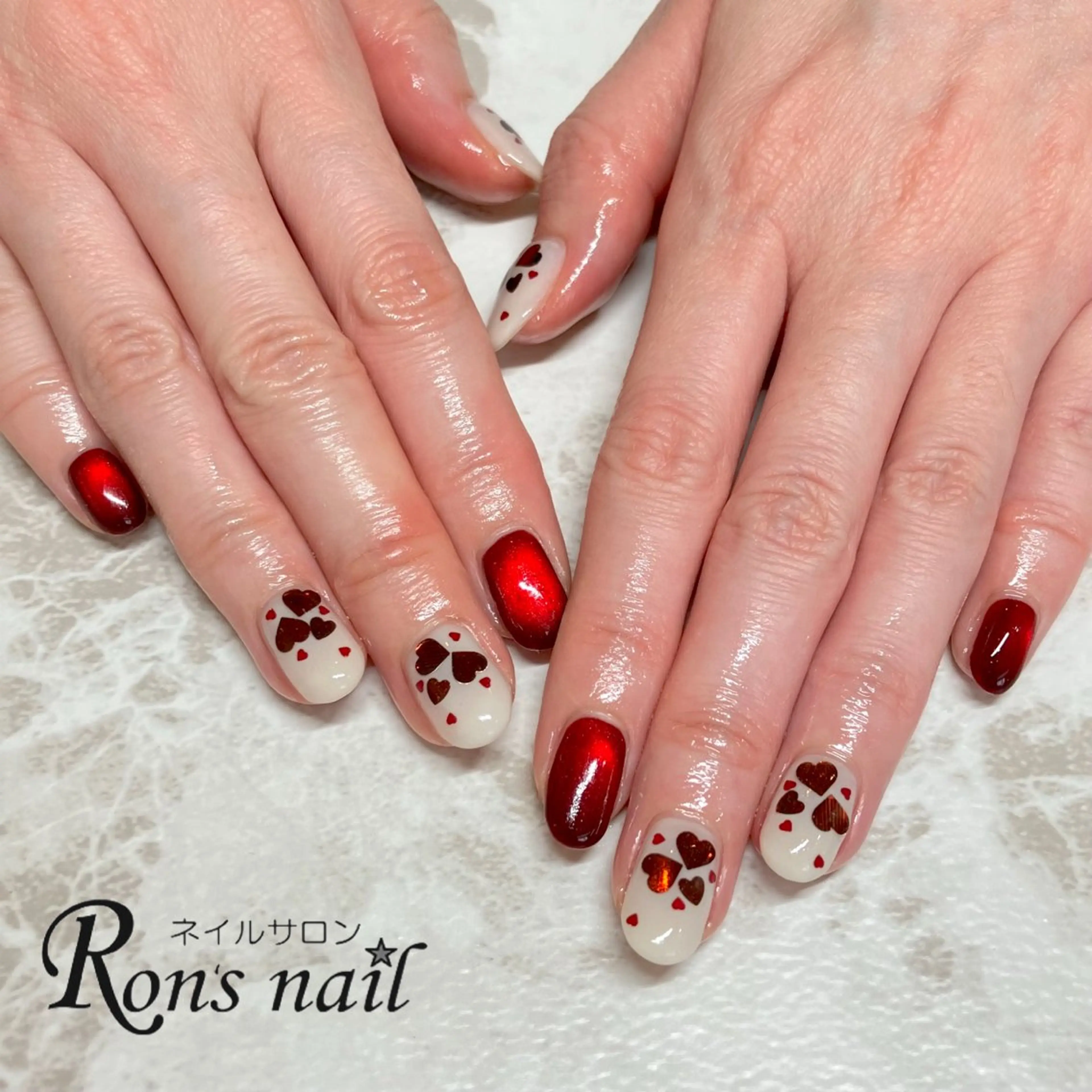 ネイル Ron's nail 笹岡のネイルデザイン