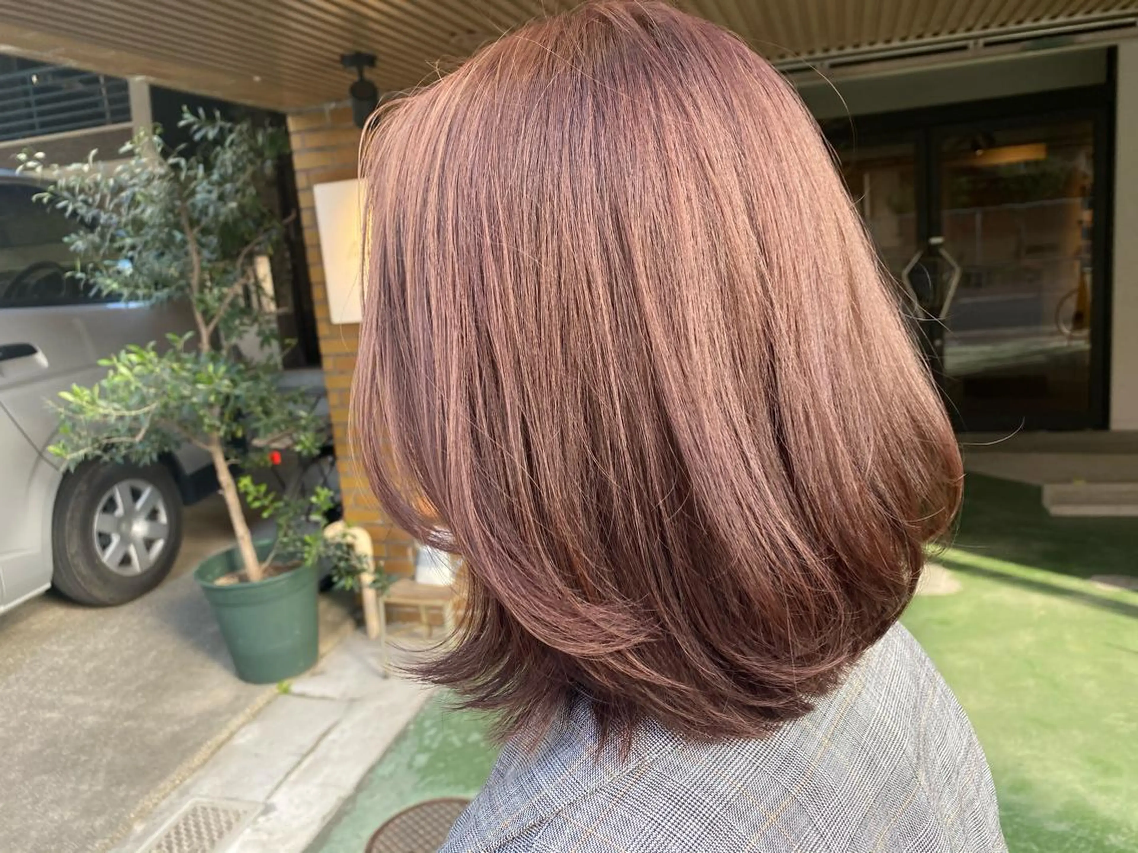 ミディアム ハイライト カット ヘアカラー トリートメント CARICIA🌱 masaeのヘアスタイル