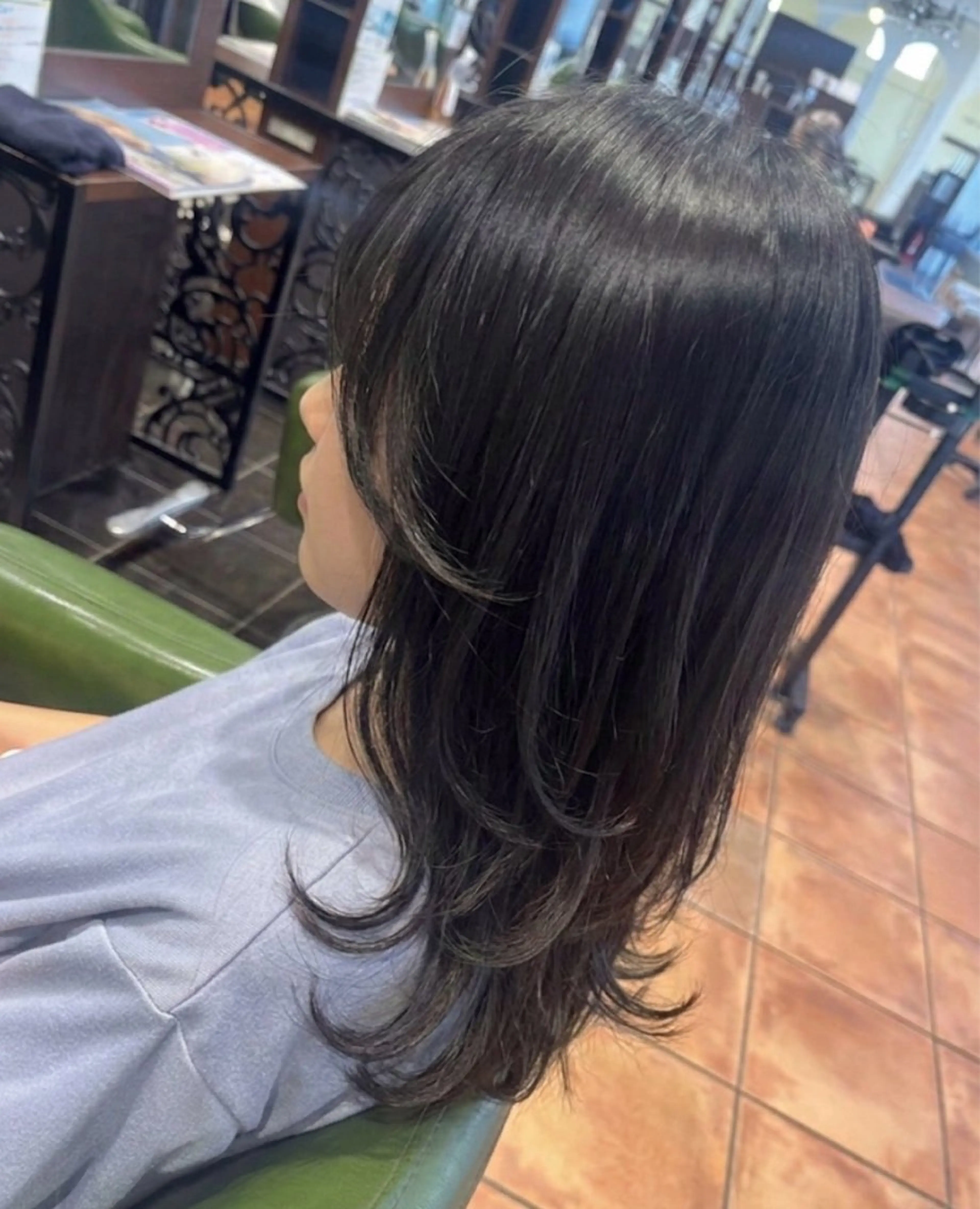 ロング 髪質改善 レイヤーカット トリートメント カット トリートメント はせがわ りえのヘアスタイル