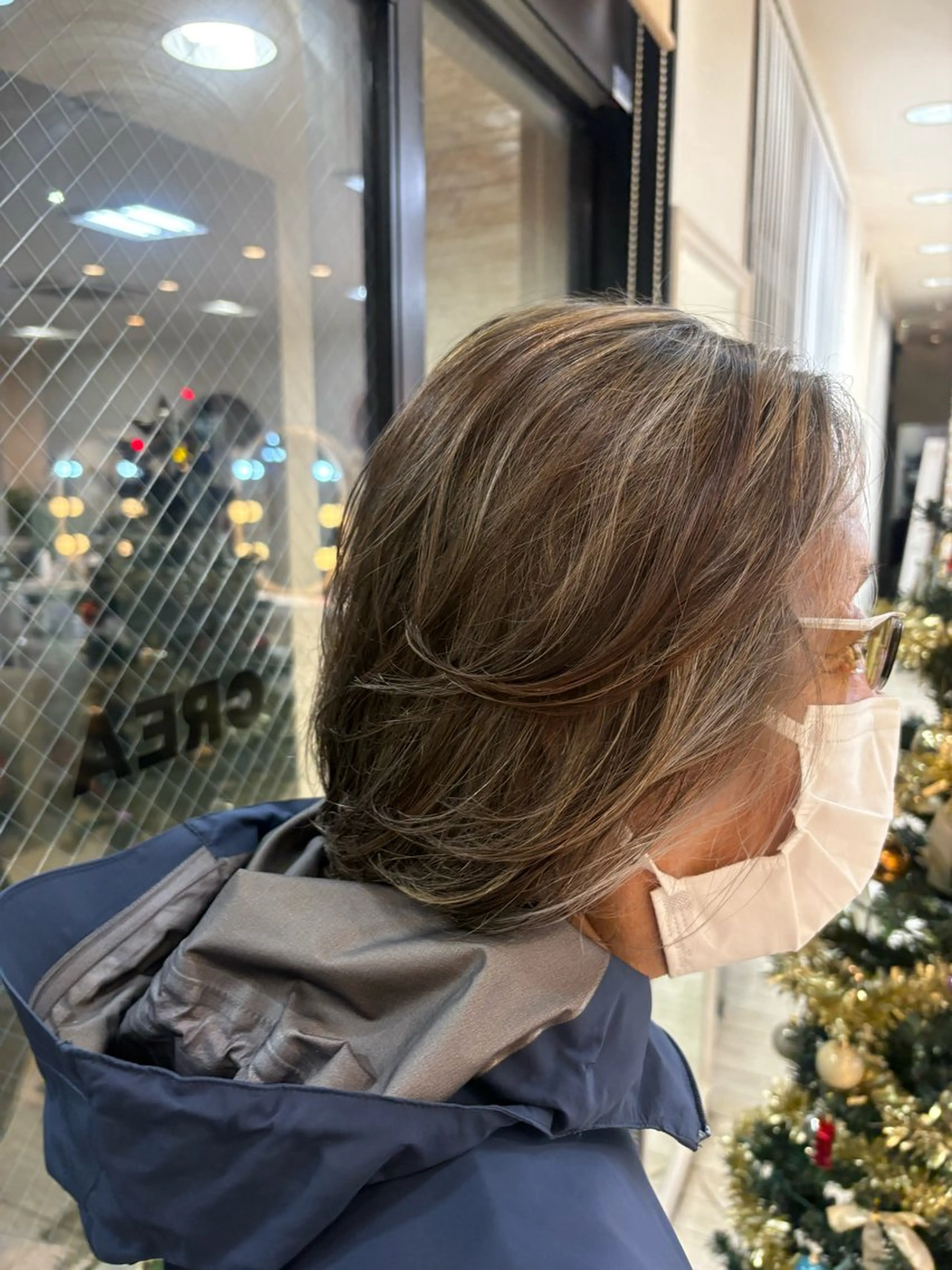 メンズ メンズハイライト CREA渋沢 モデル募集🌺アイナのヘアスタイル