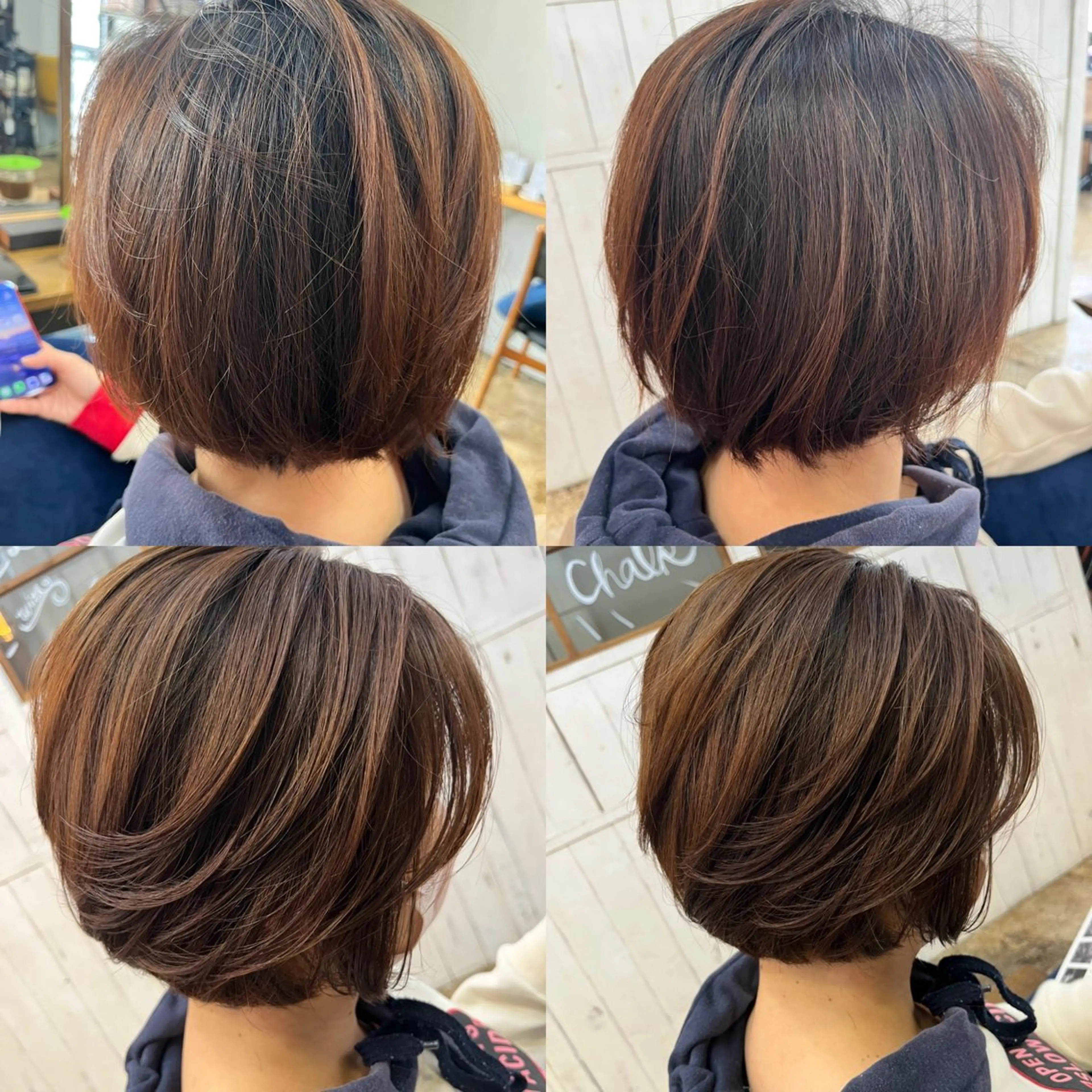ショート 山口 真里亜のヘアスタイル
