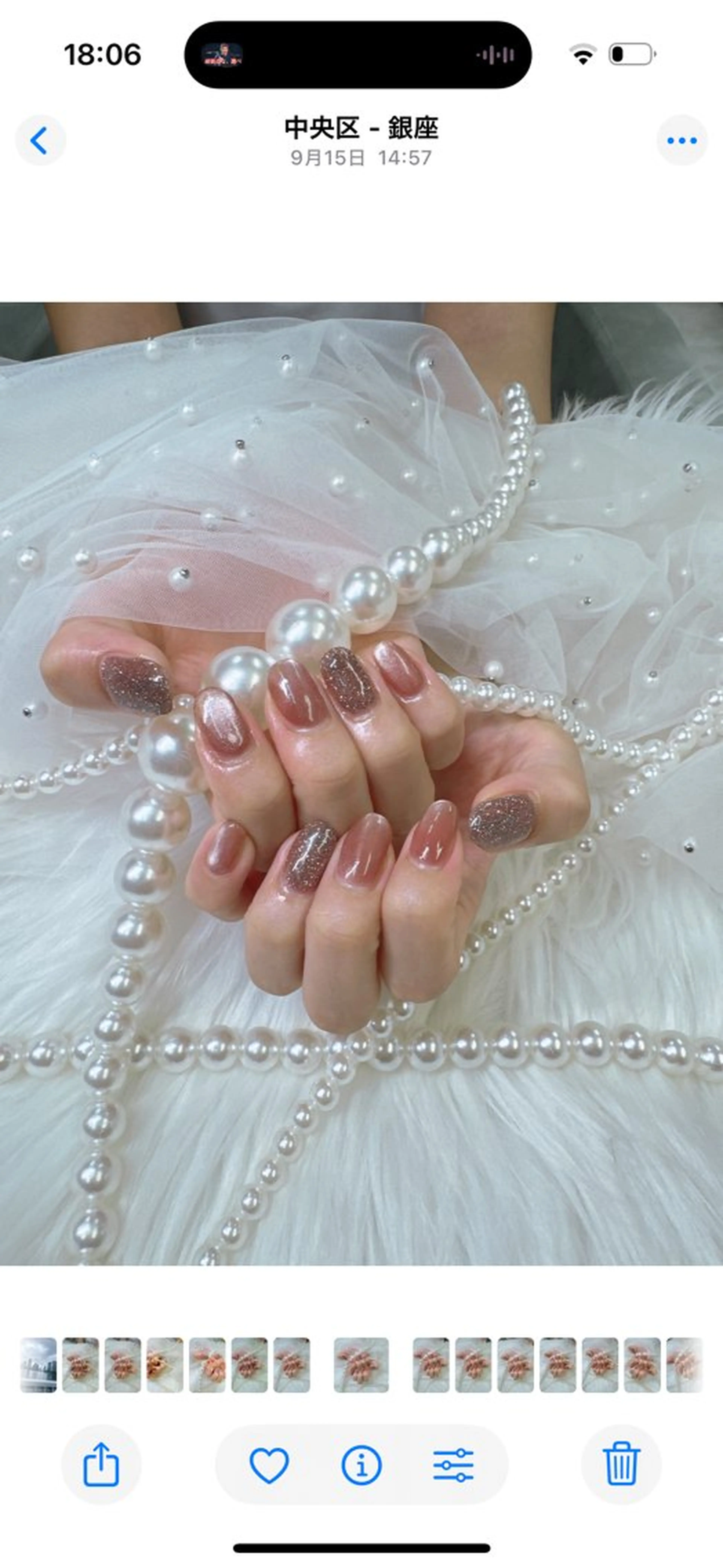 ネイル アートネイル ボルドー チークネイル ドット フットネイル ハンドネイル Queeens nailのネイルデザイン