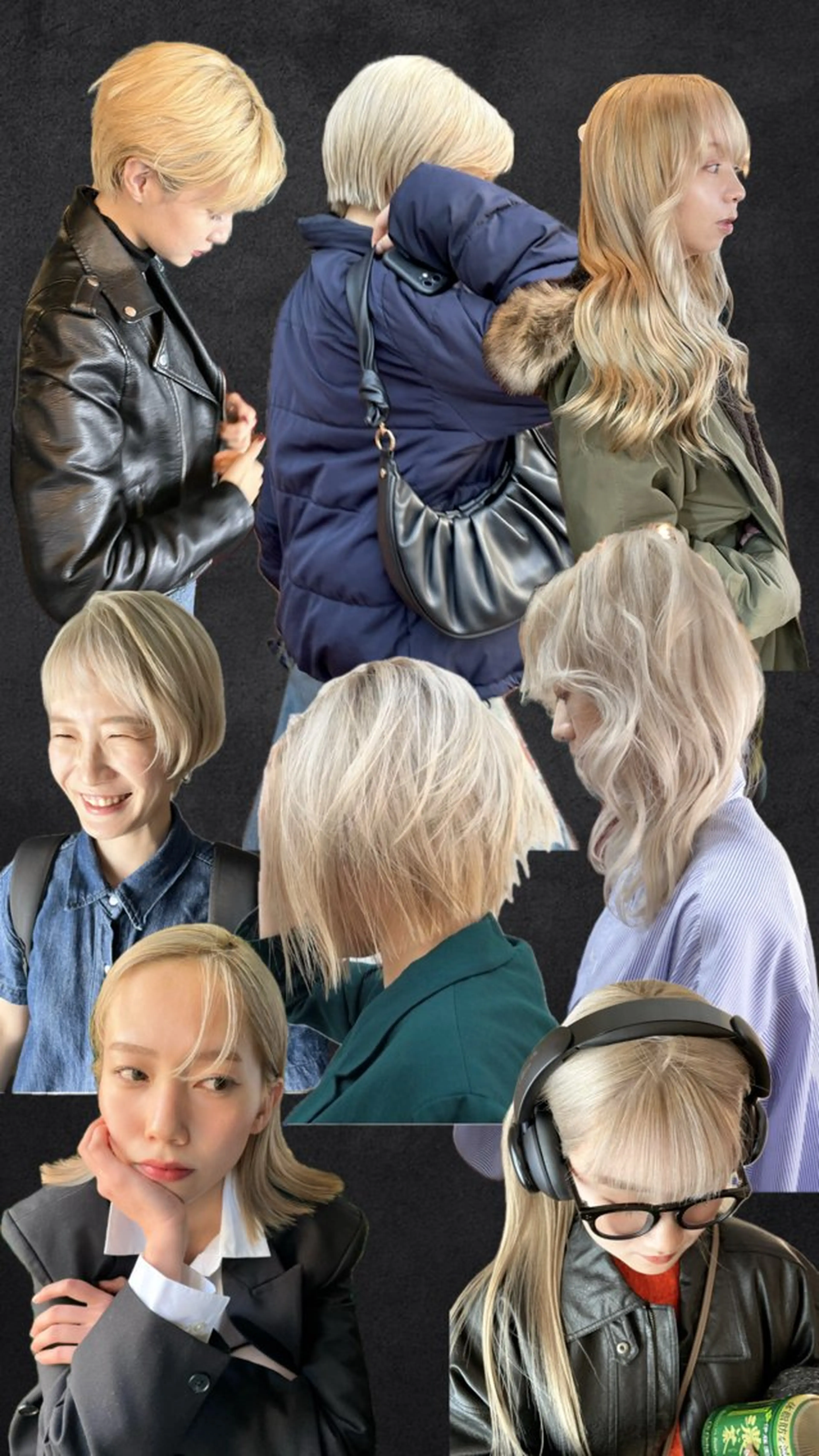 カラー ブロンド vivre libreのヘアスタイル
