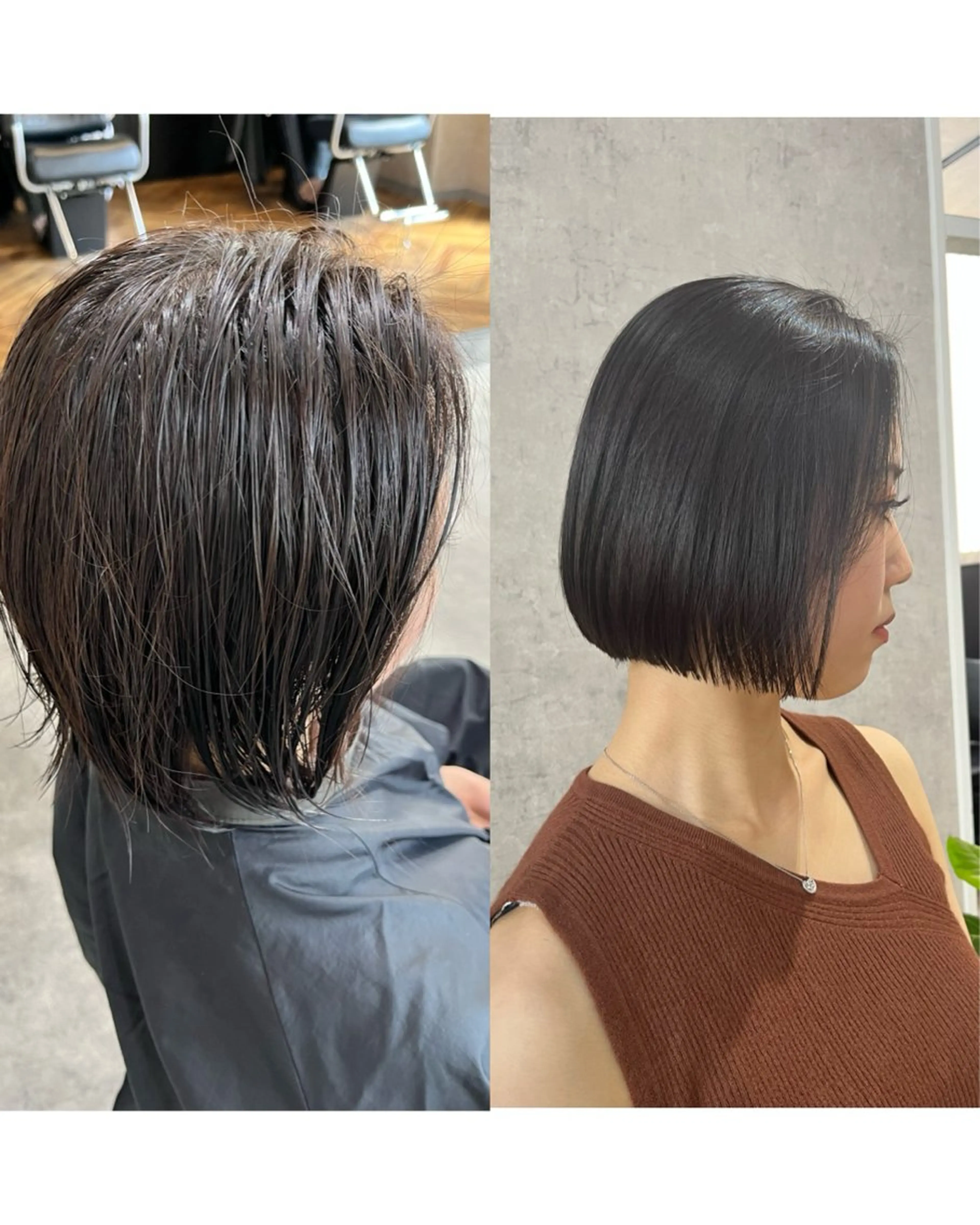 ショート カット 縮毛矯正 ボブ×縮毛矯正 ryotaのヘアスタイル