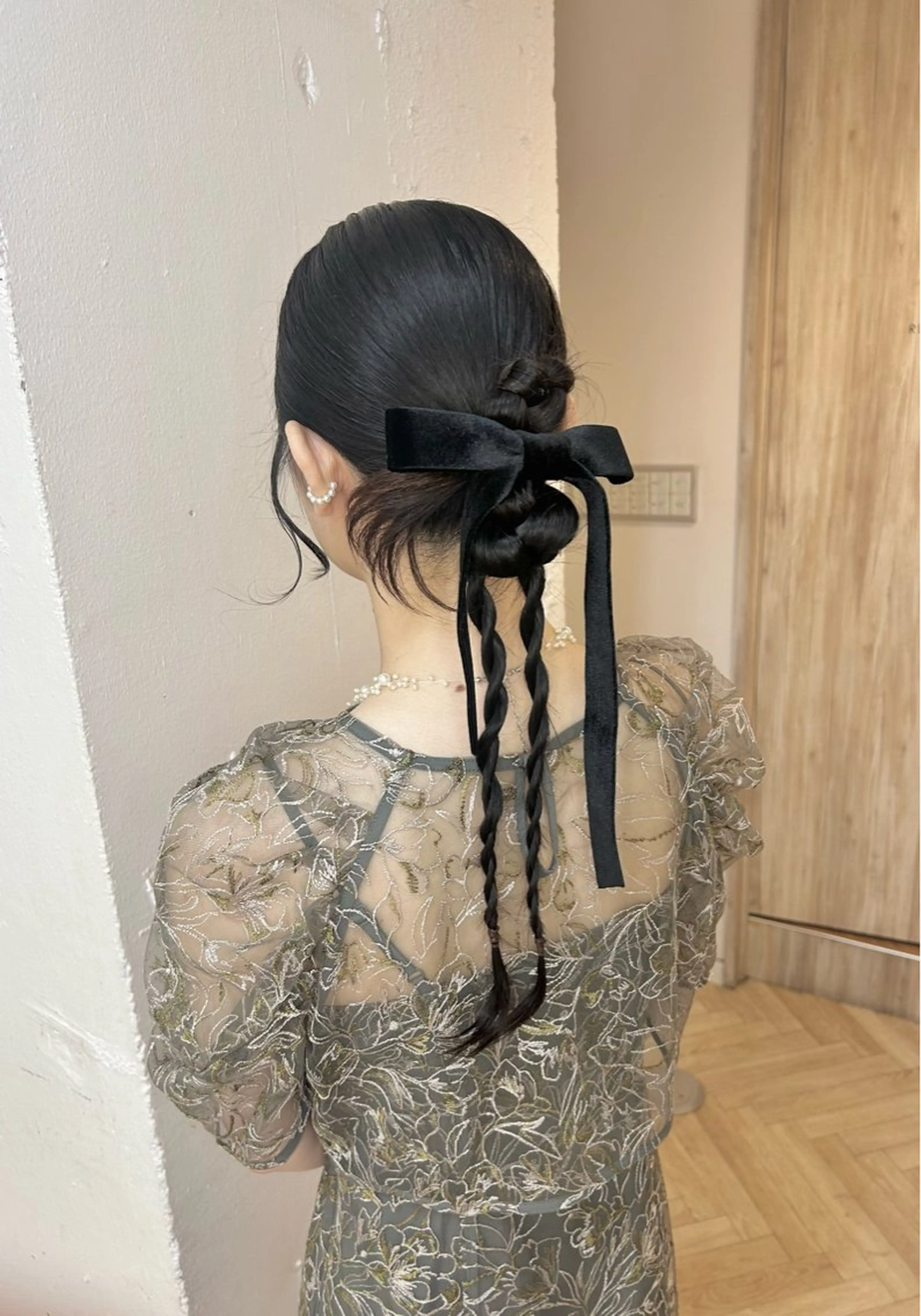 ヘアアレンジ ヘアセット ♛︎ きっか ♛︎ ヘアアレンジ🩵のヘアスタイル