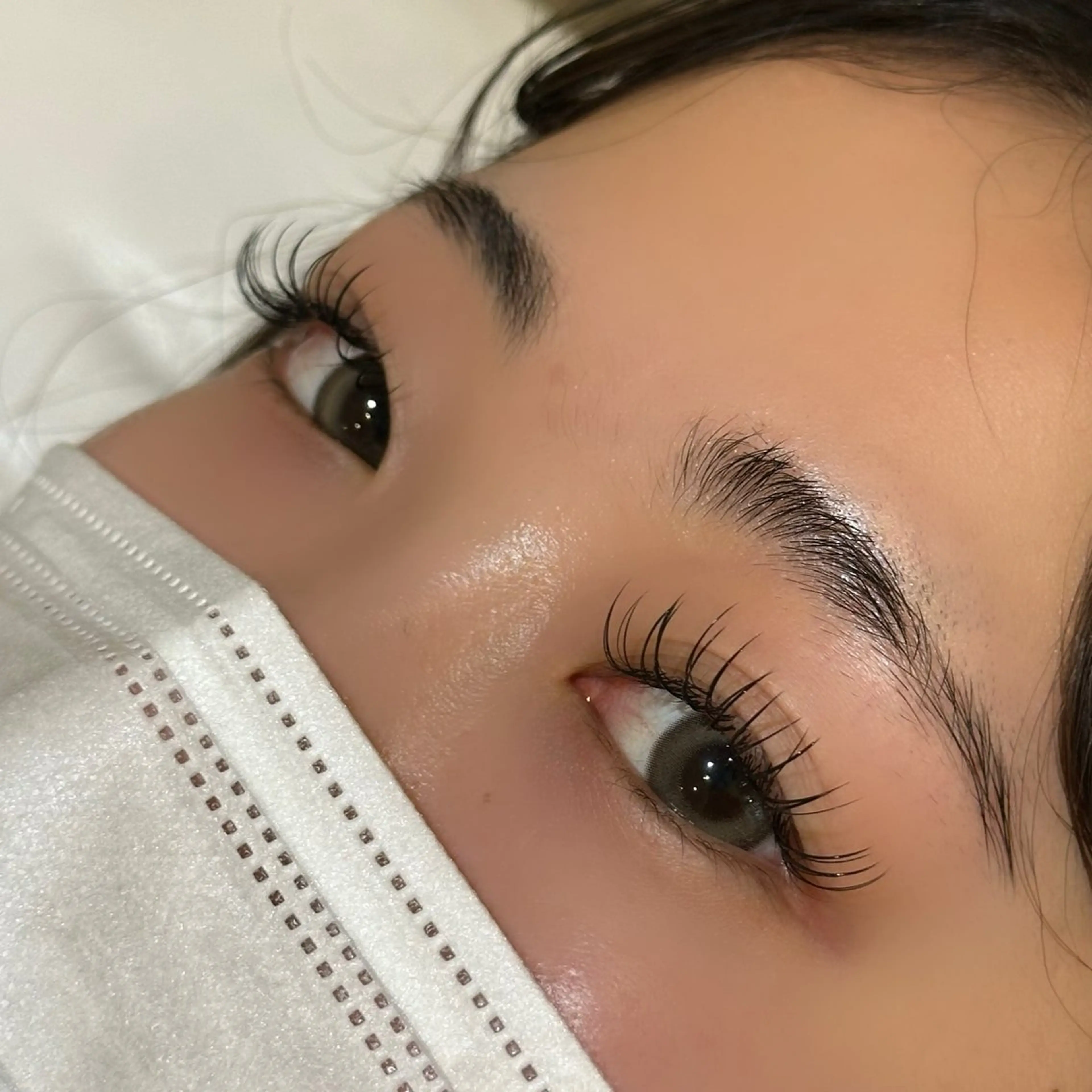 マツエク・マツパ Dカール フラットラッシュ マツエク eyelash Liinaのマツエク・マツパデザイン