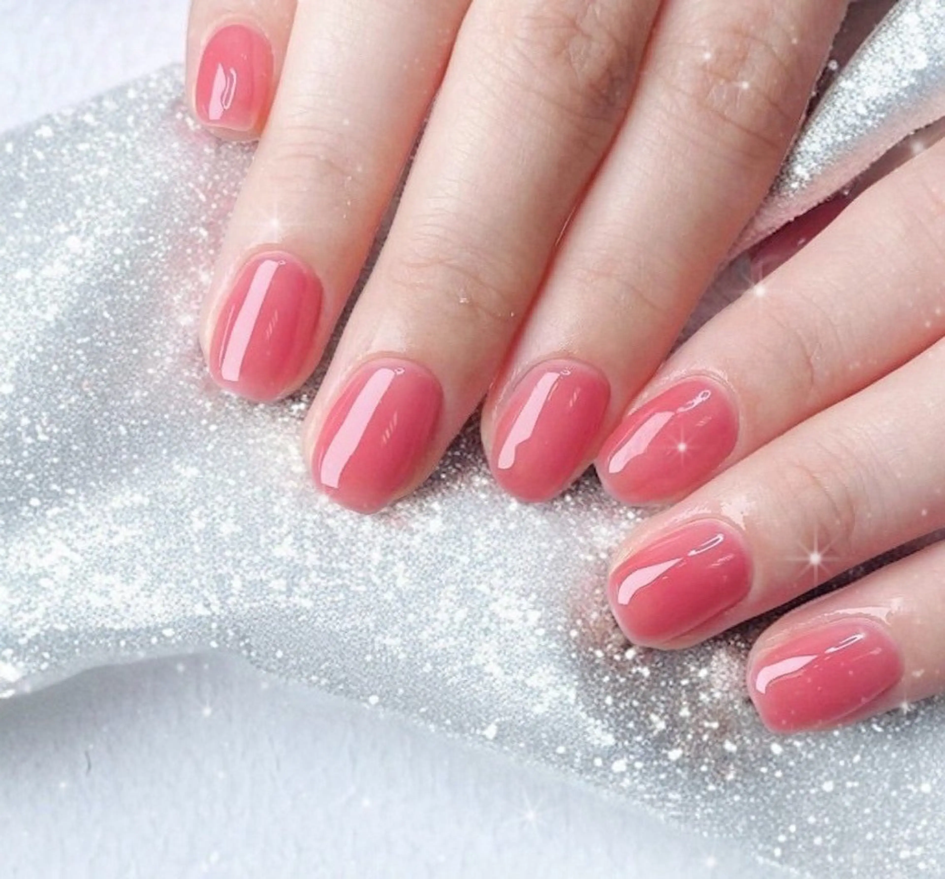 ネイル ピンク ハンドネイル Best Nail Yu🎀🫧のネイルデザイン