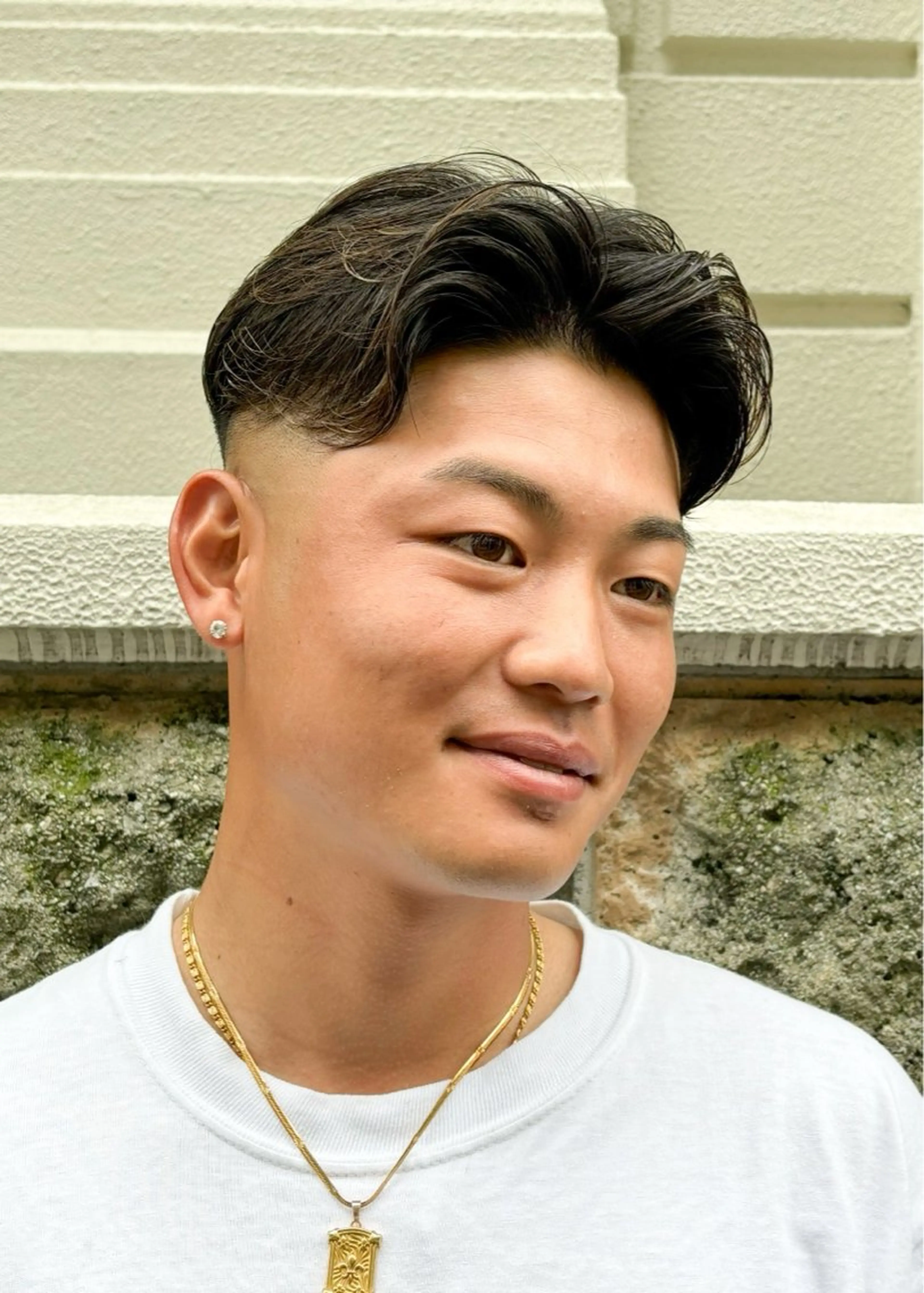 ショート パーマ メンズ メンズパーマ ニュアンスパーマ カット パーマ 三宮メンズカット ヨシイッキのヘアスタイル