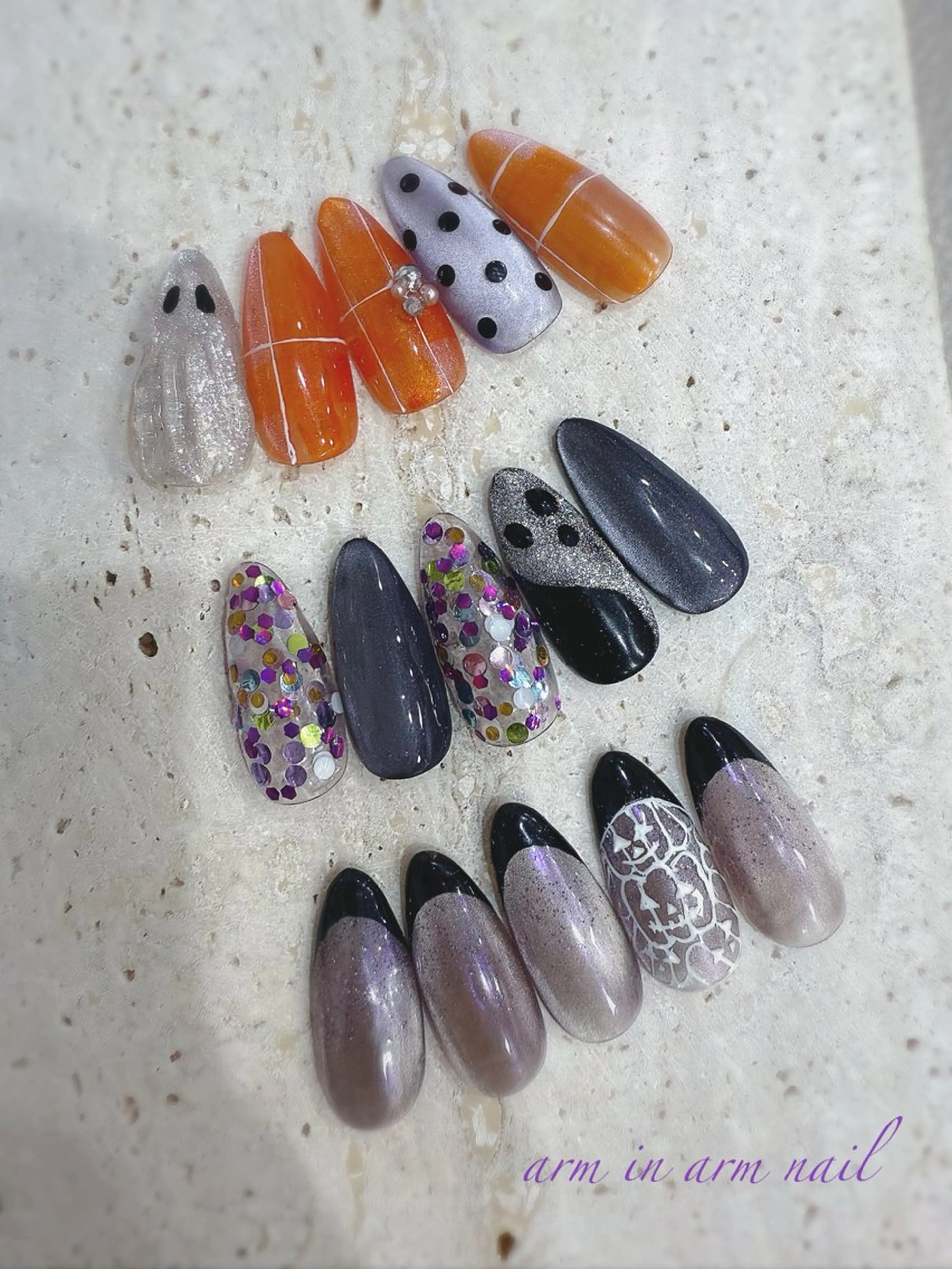 ネイル arm in arm ︎✿Yamamotoのマツエク・マツパデザイン