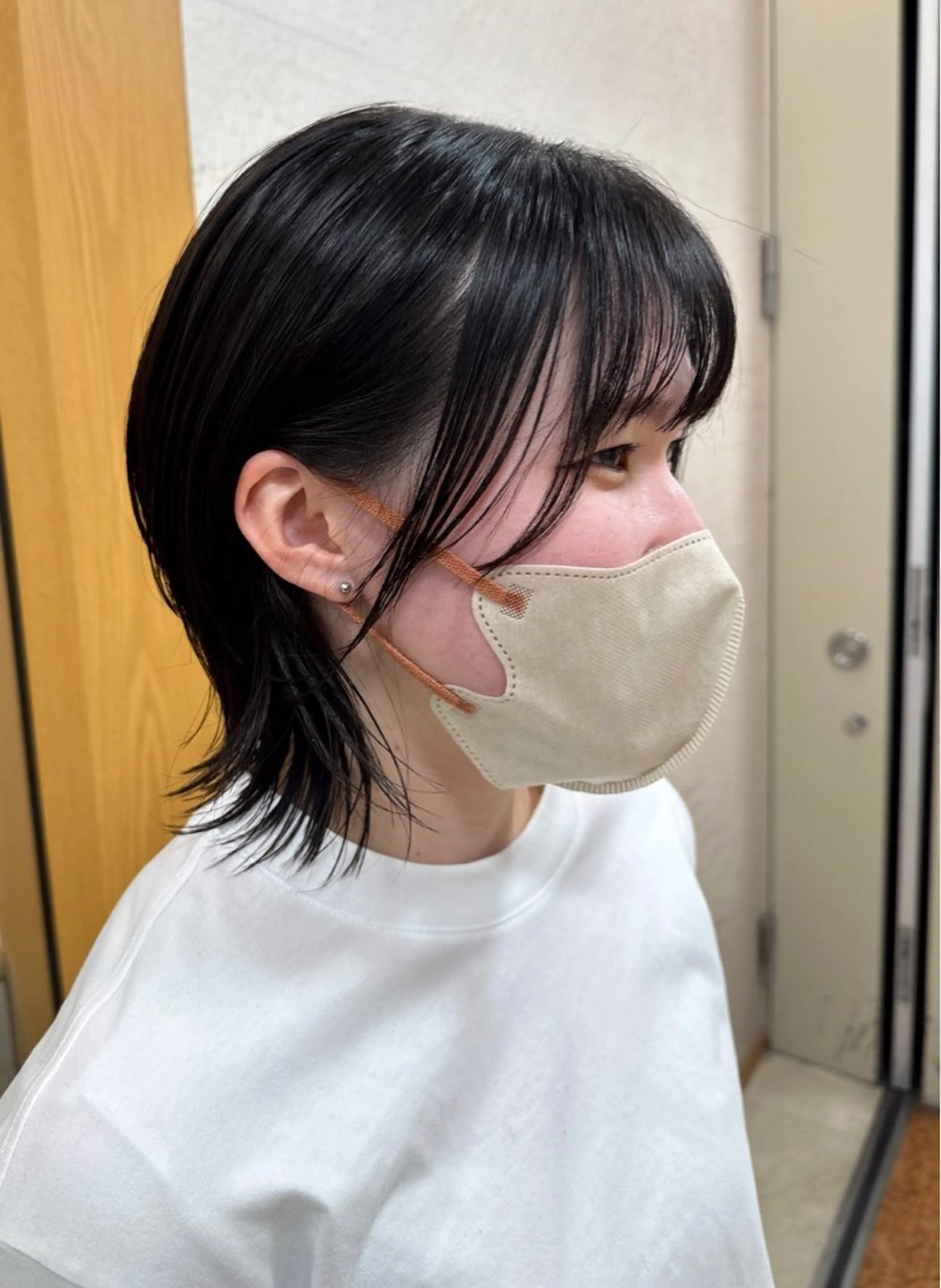 ミディアム 札幌カットモデル/ ショートカット/富田のヘアスタイル