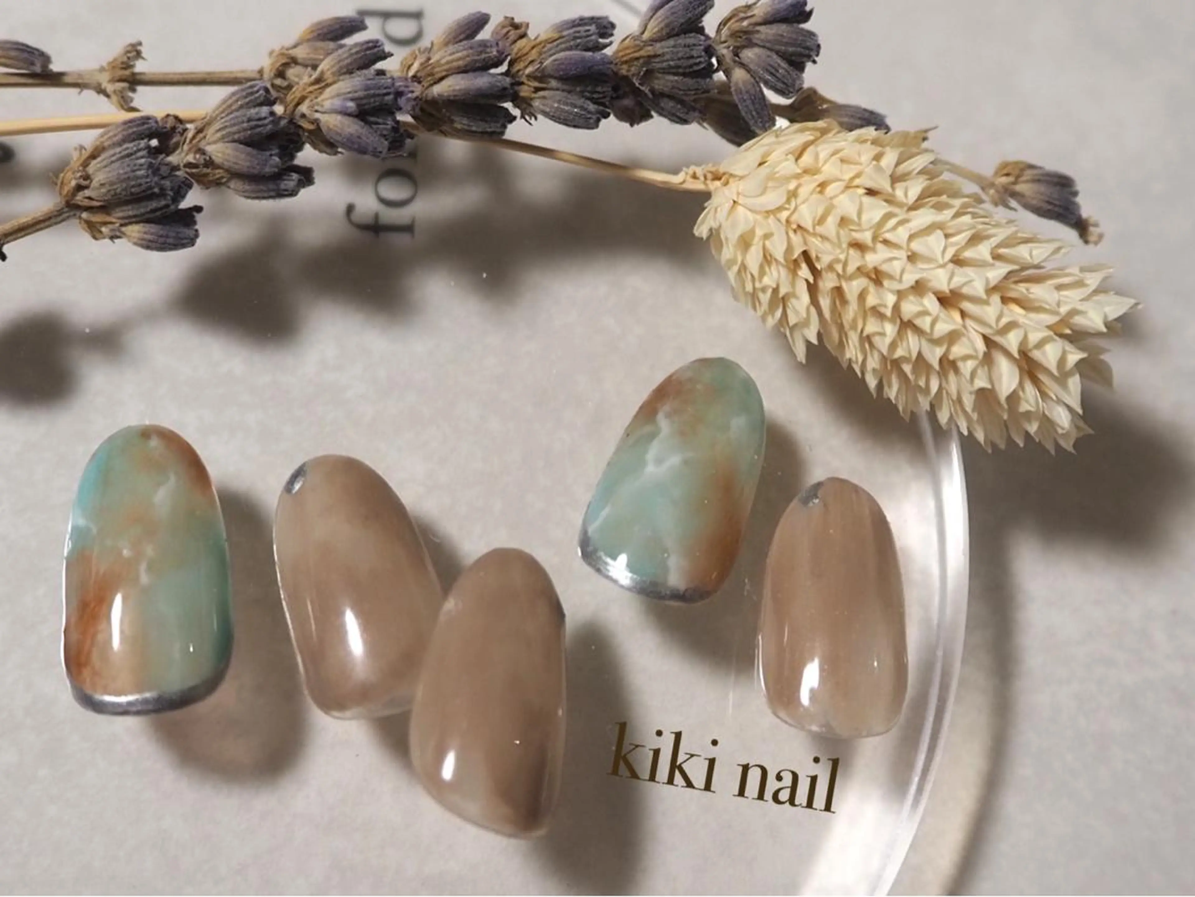 ネイル 大理石ネイル(マーブル) kiki nail &brow二子玉川の眉毛・アイブロウイメージ