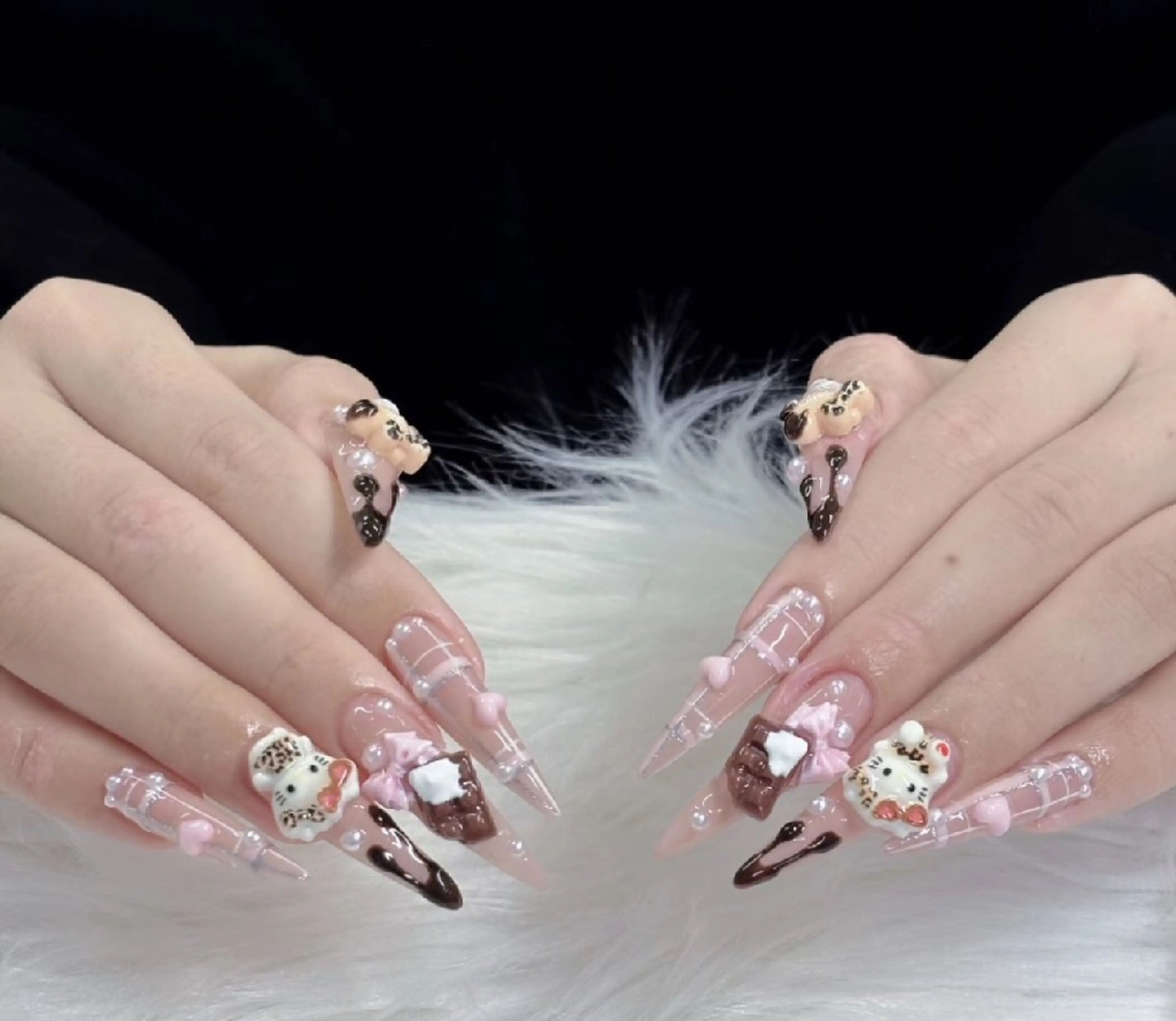 ☆人気No.1☆持ち込みデザインつけ放題120分♪再現OKの写真