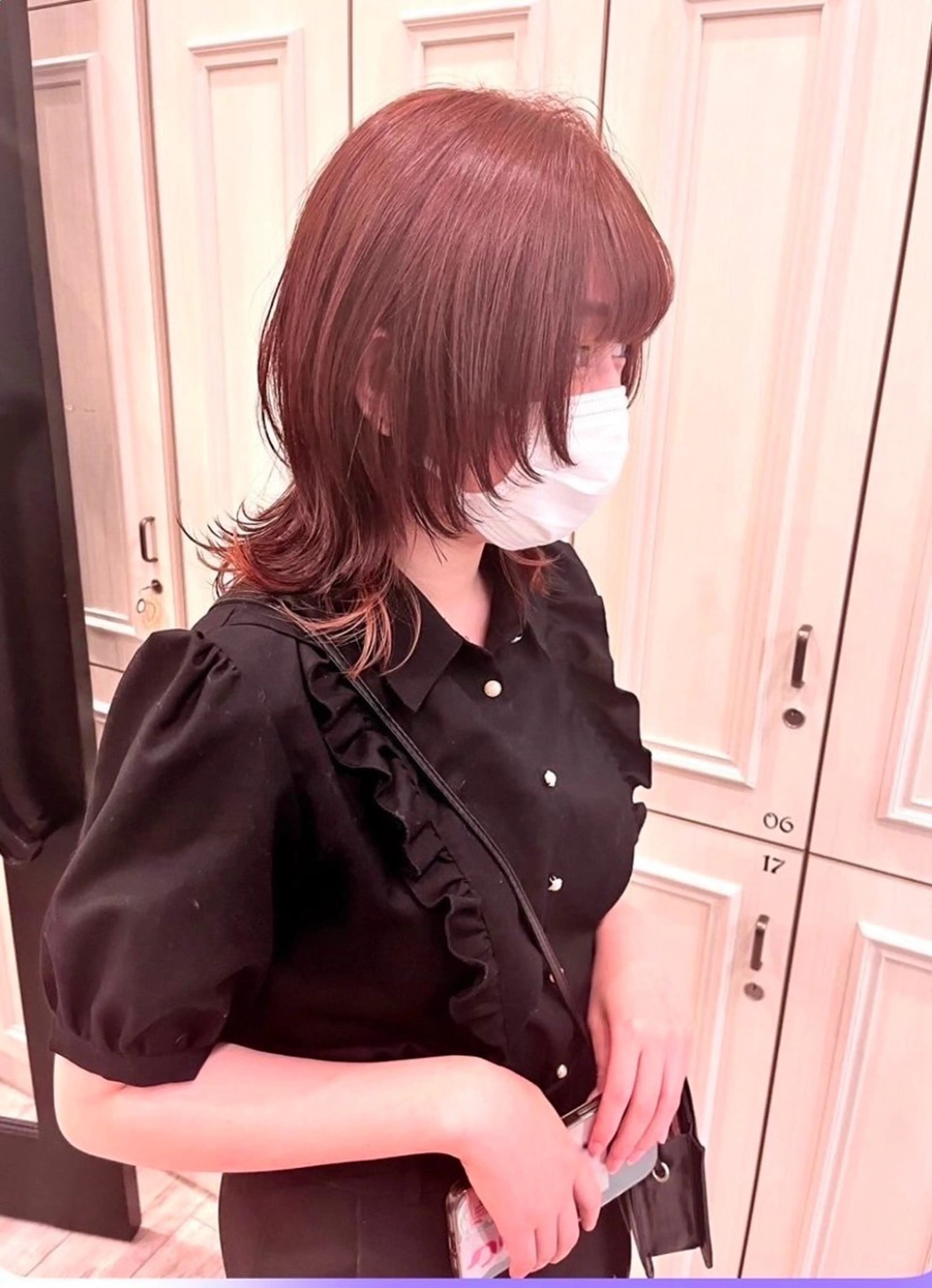 ミディアム ウルフカット 京谷 日向のヘアスタイル