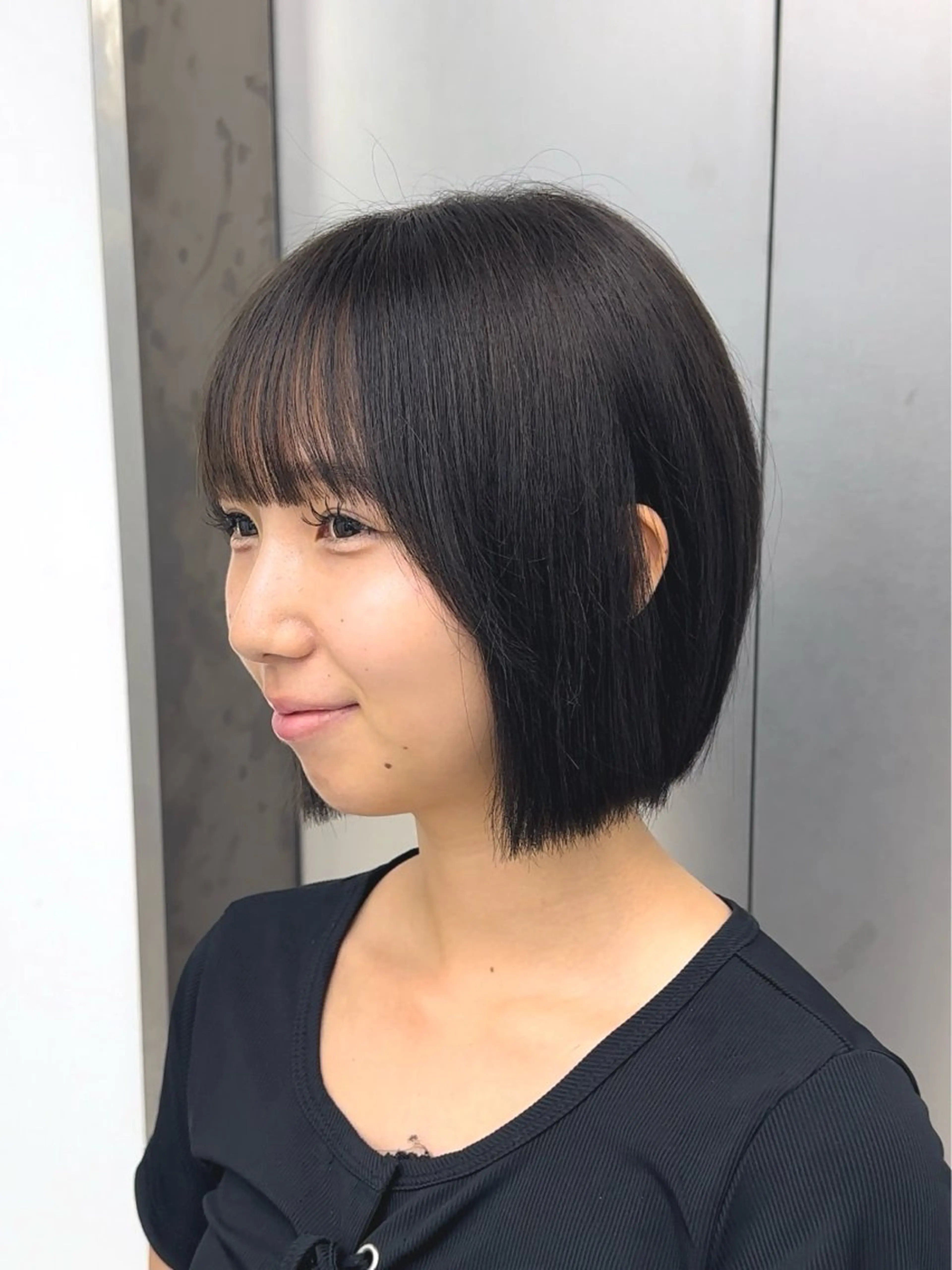 ミディアム カット てらしぃ /名古屋美容師のヘアスタイル