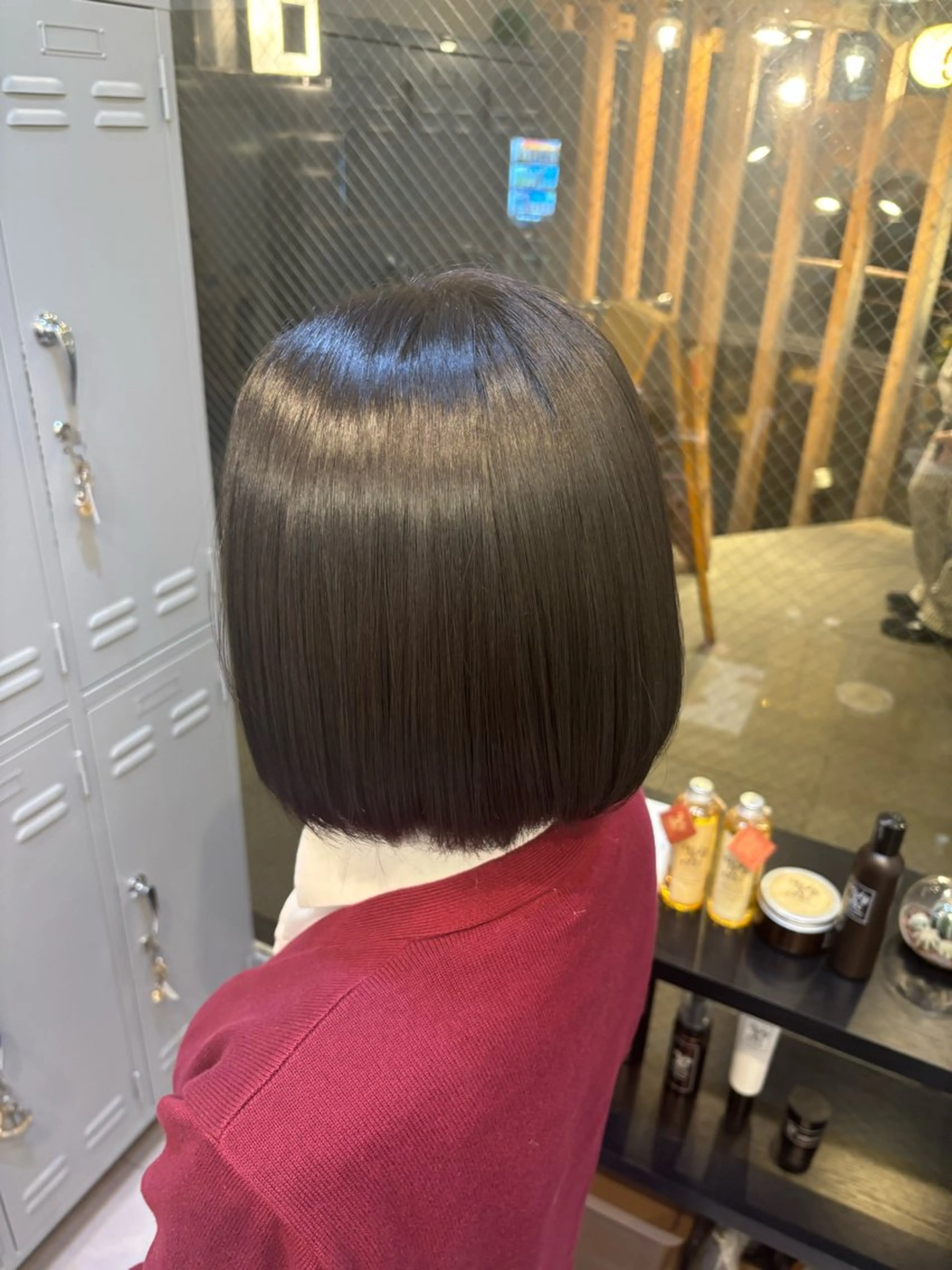 ミディアム 髪質改善 ヘアカラー トリートメント 🌙髪質改善カラー Momoka🦋のヘアスタイル