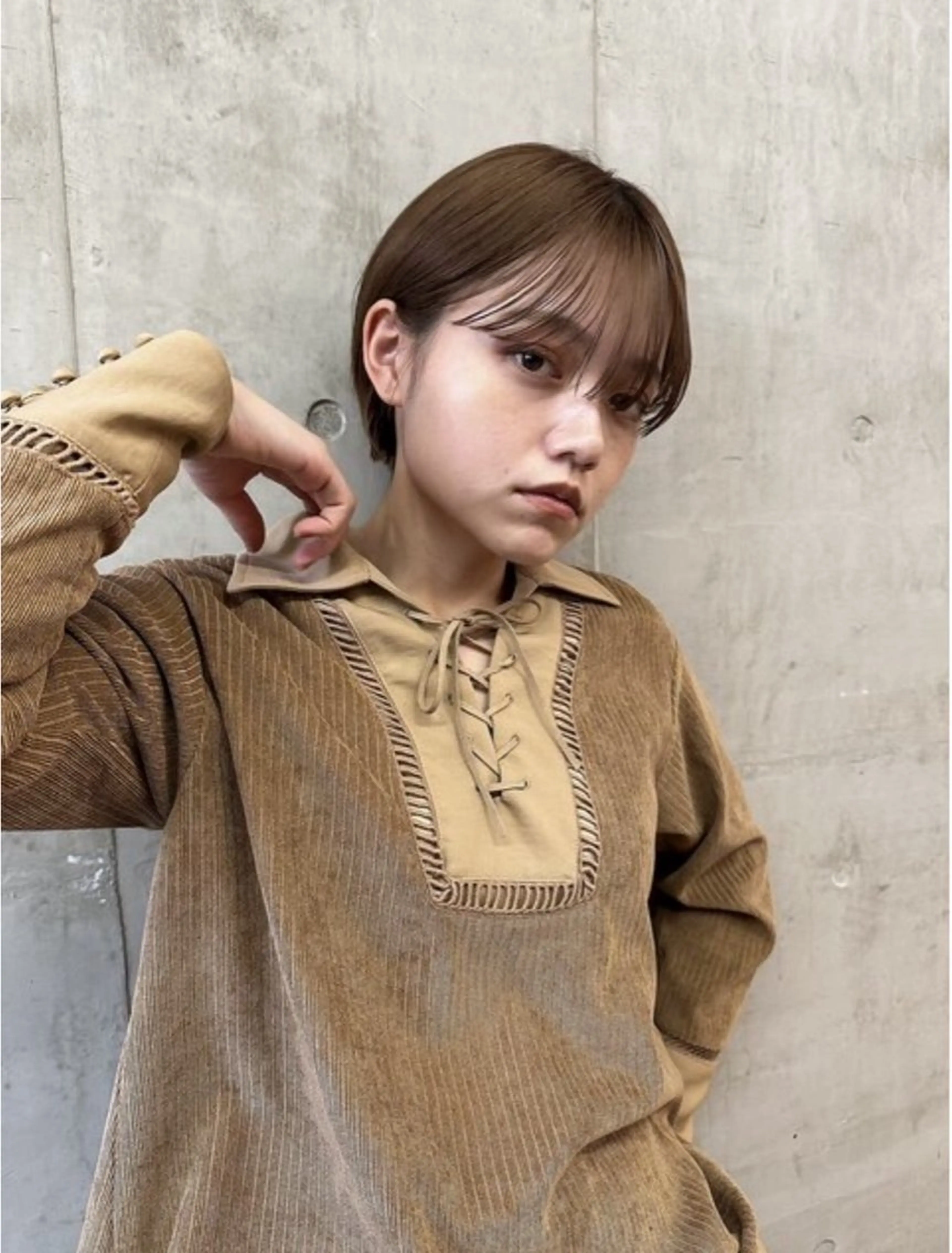 ショート 南堀江レイヤーカット MIKU🍒のヘアスタイル