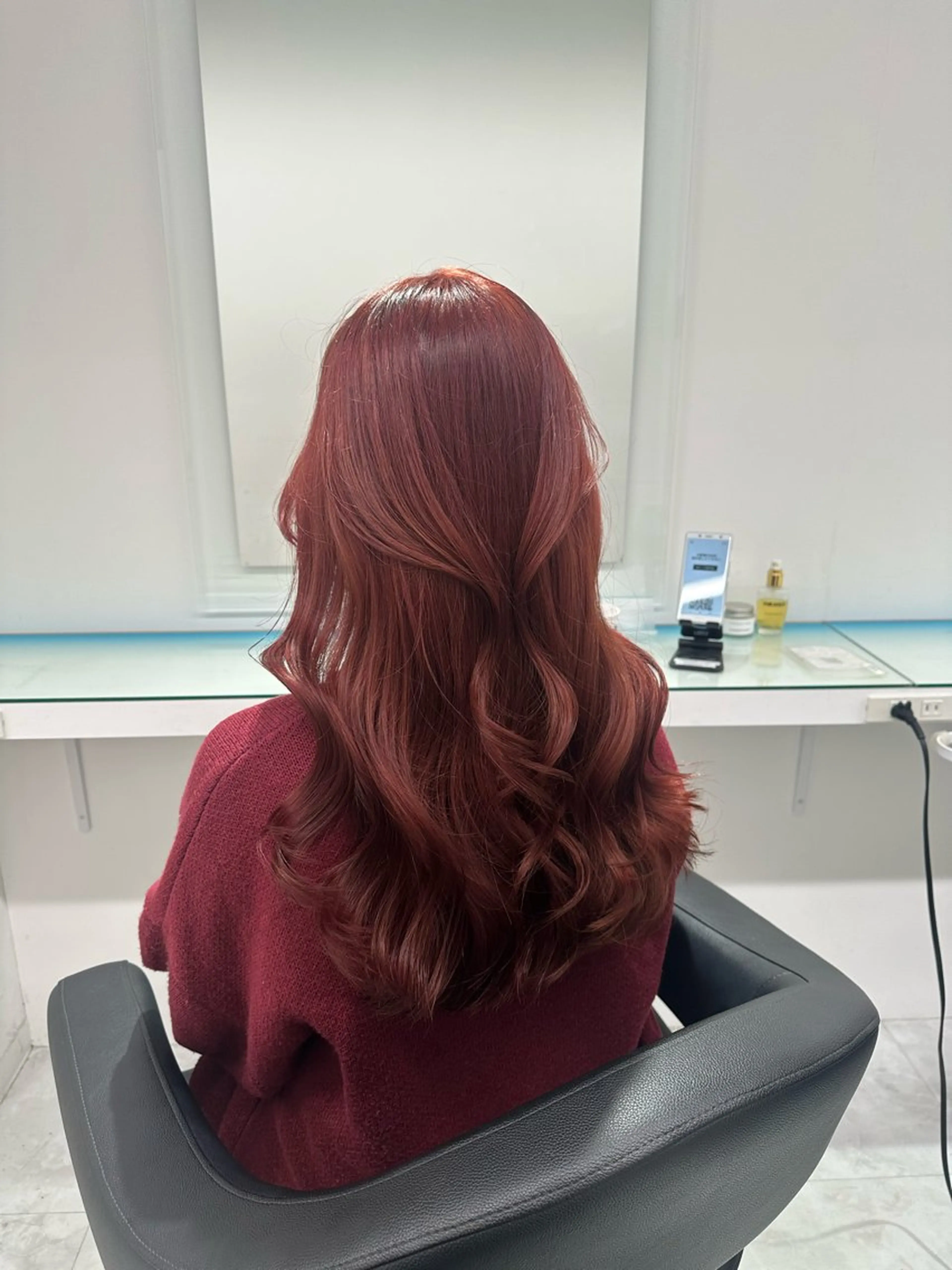 セミロング カラー ヘアカラー トリートメント ヘッドスパ ヘアセット ❄最強かわいいカラー ❄️MINA❄️のヘアスタイル
