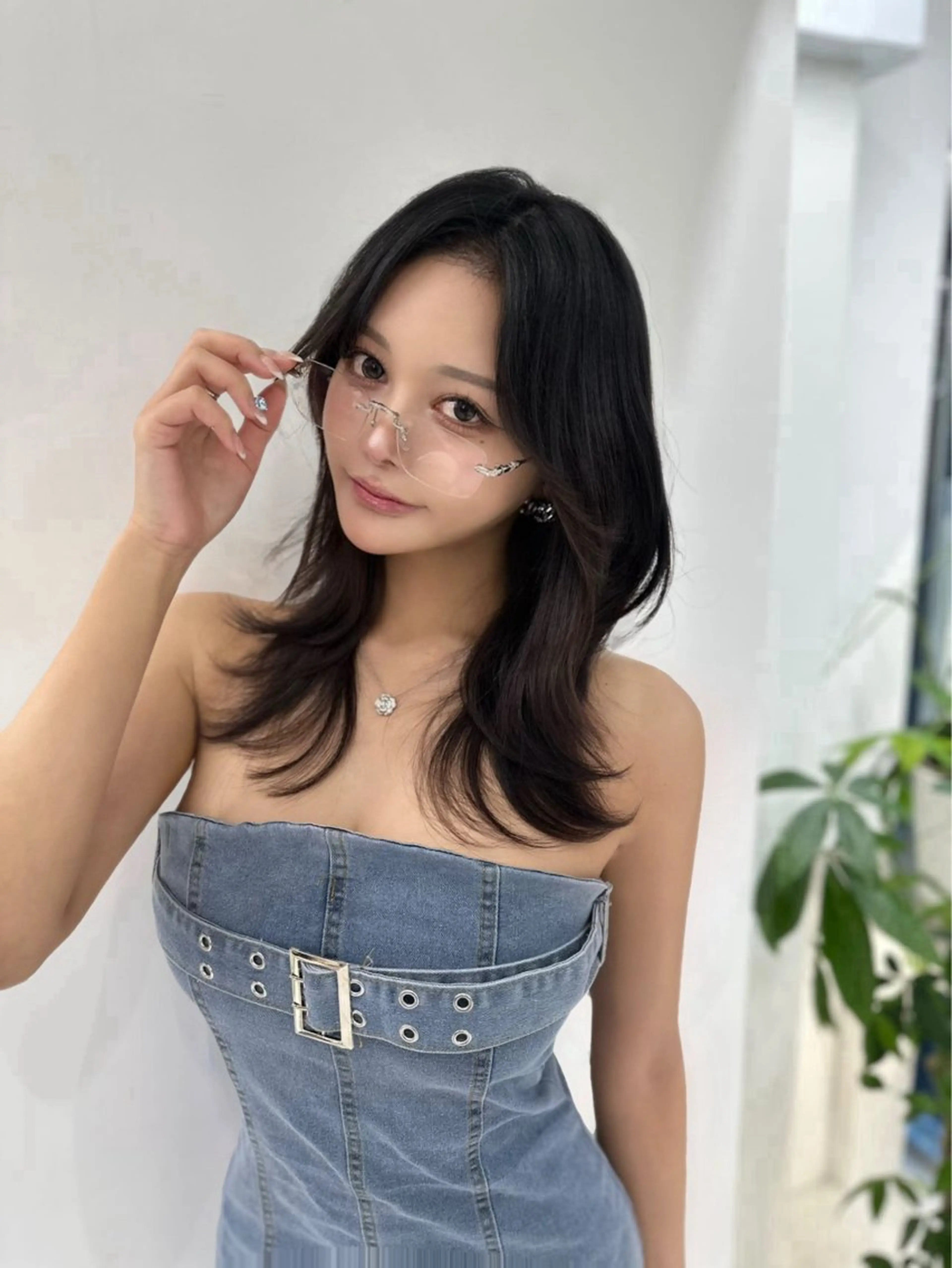 ミディアム ワンホン🎀韓国ヘア 💞渋谷/GAKUのヘアスタイル