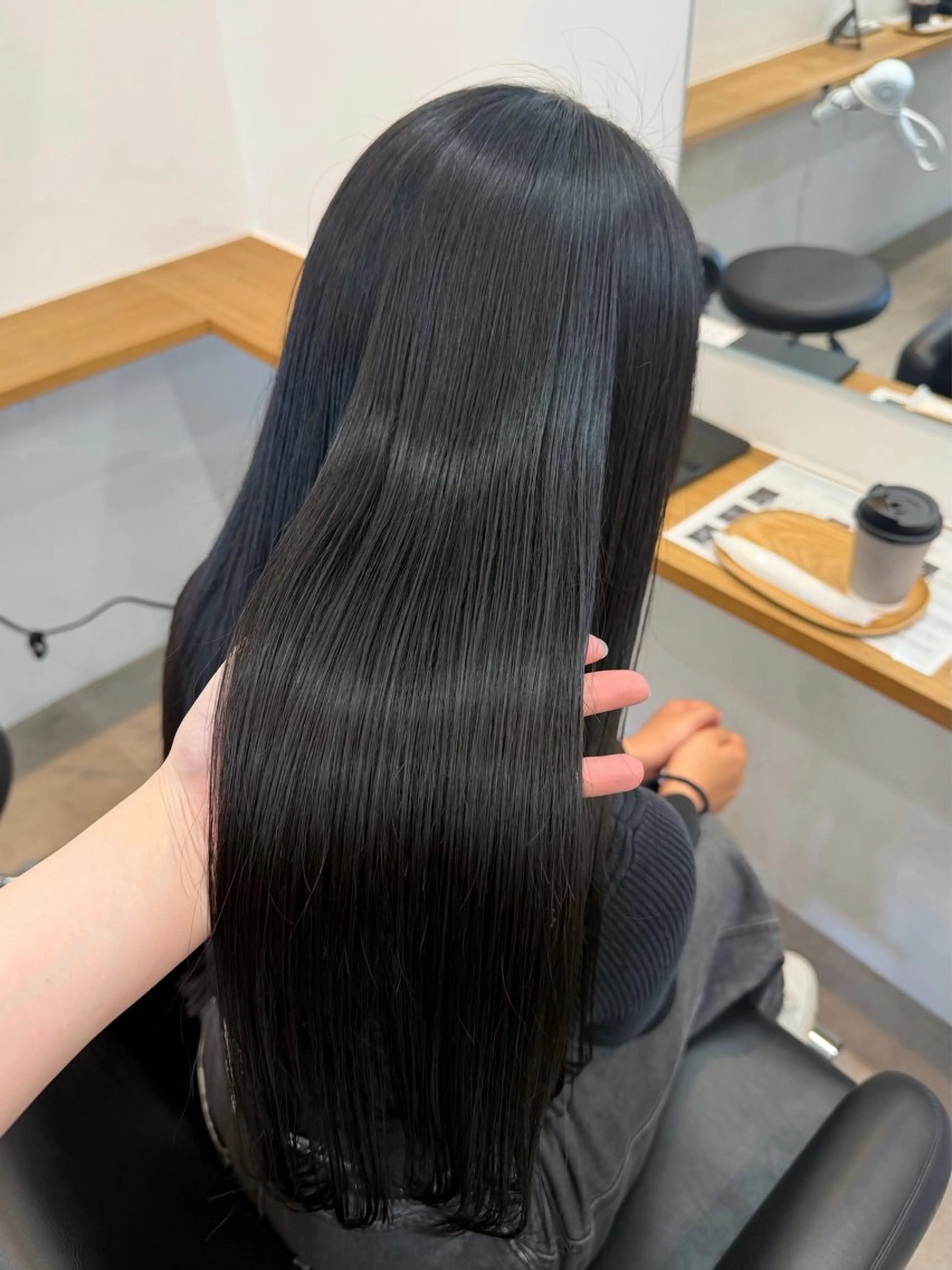 ロング カット ヘアカラー トリートメント 韓国風hair💕 Kanonのヘアスタイル