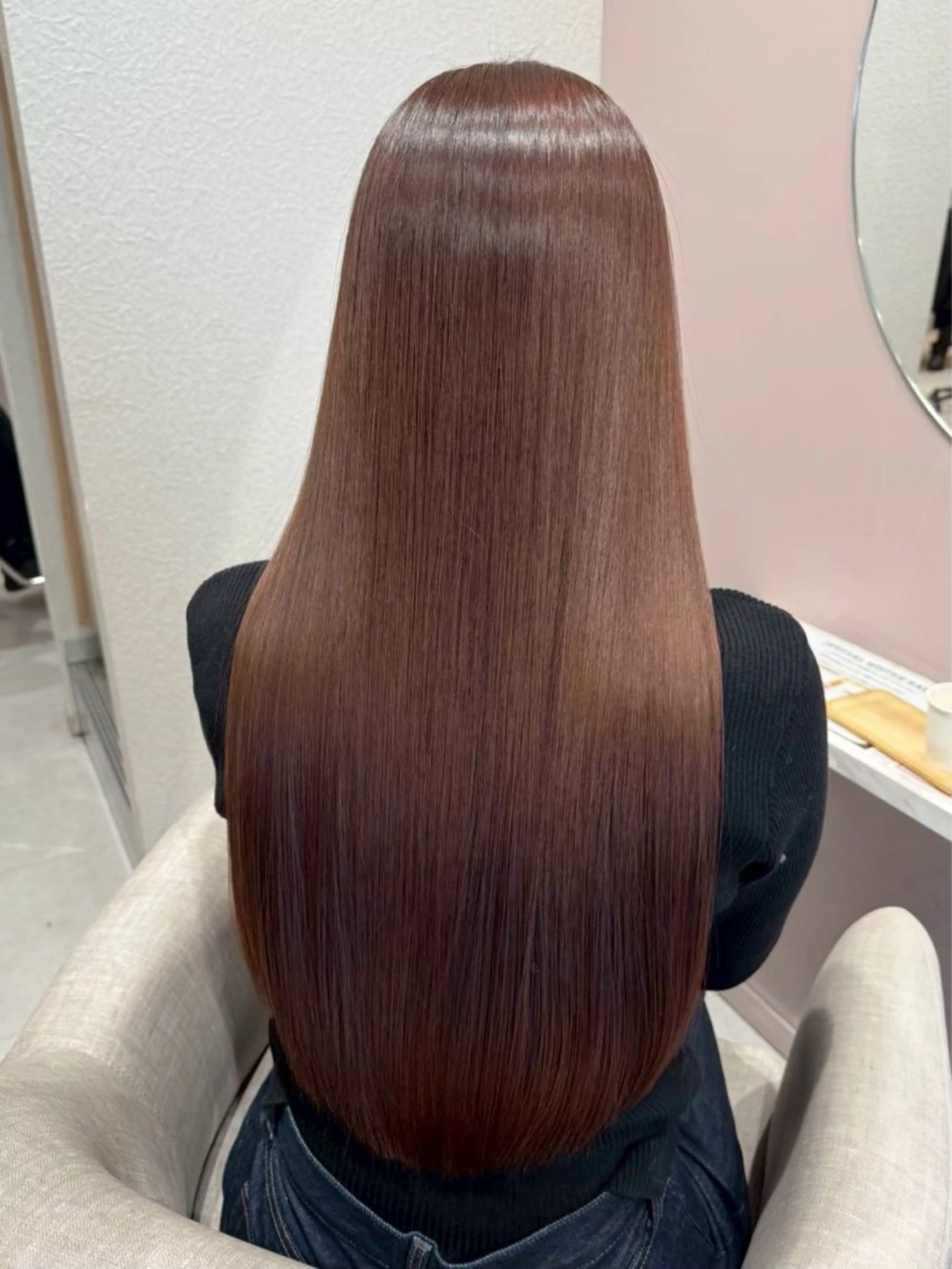 ロング 🫧 ナチュラル矯正 /カラー🫧あやりのヘアスタイル