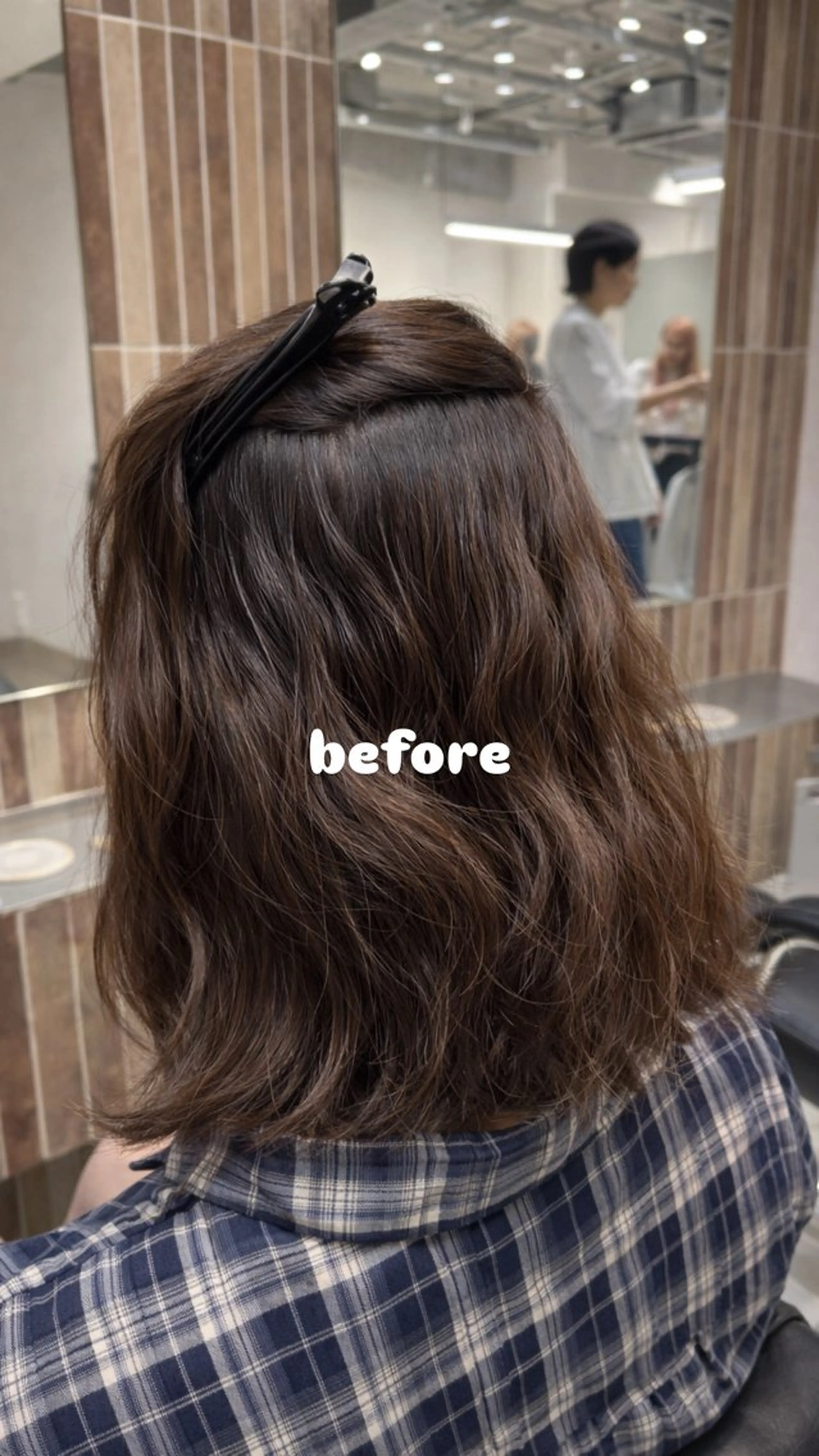 ヘアカラー 縮毛矯正 ヘアセット 🫧透明感カラー/ 髪質改善/縮毛/🫧のヘアスタイル