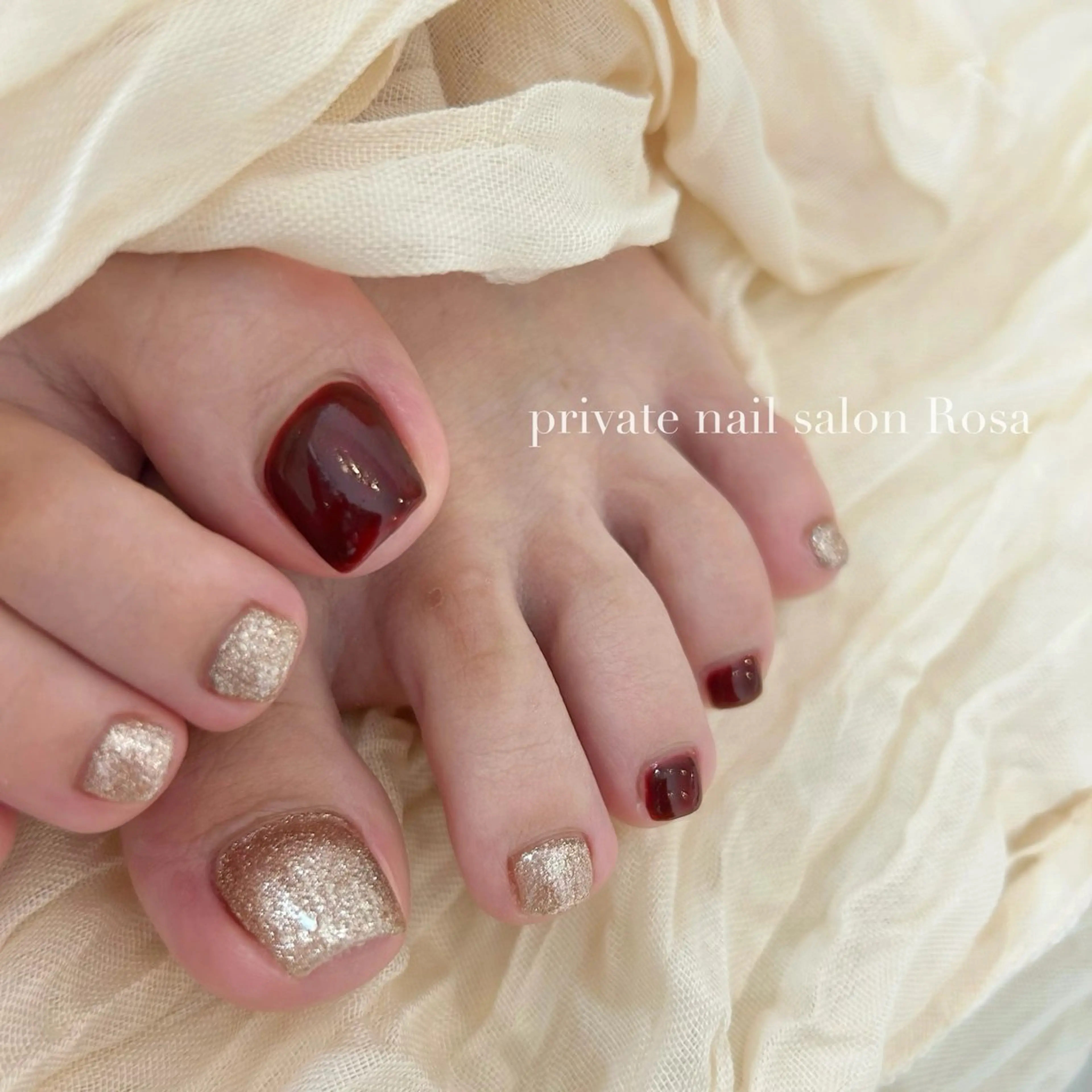 Foot🌟ワンカラーの写真