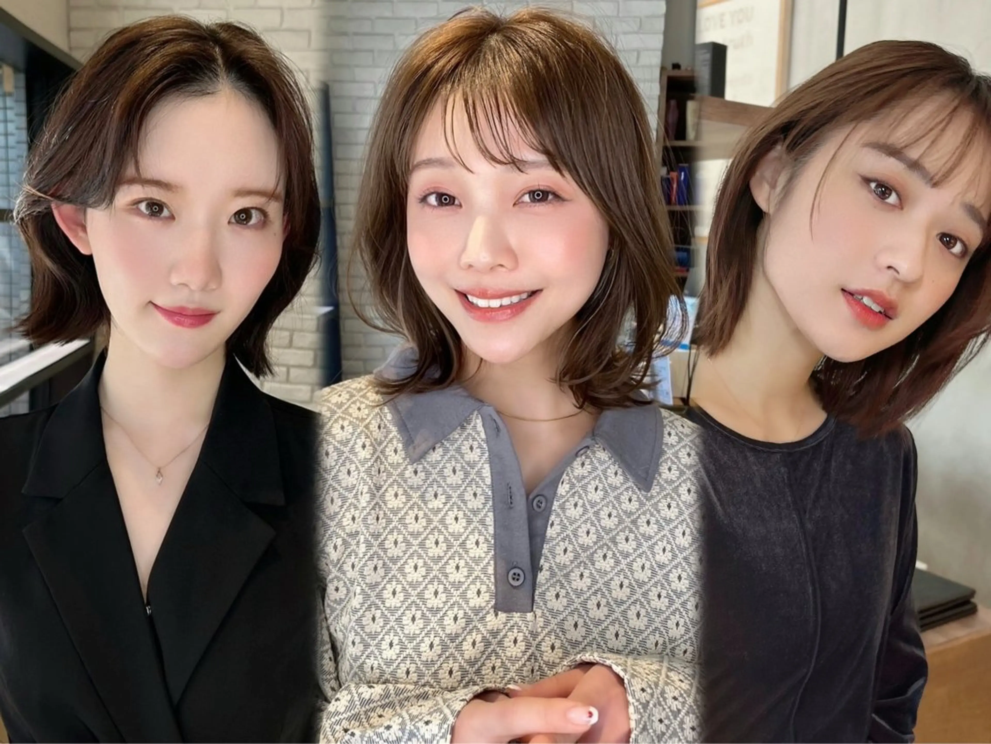 ミディアム [似合う小顔カット] 🪽MUNi恵比寿のヘアスタイル