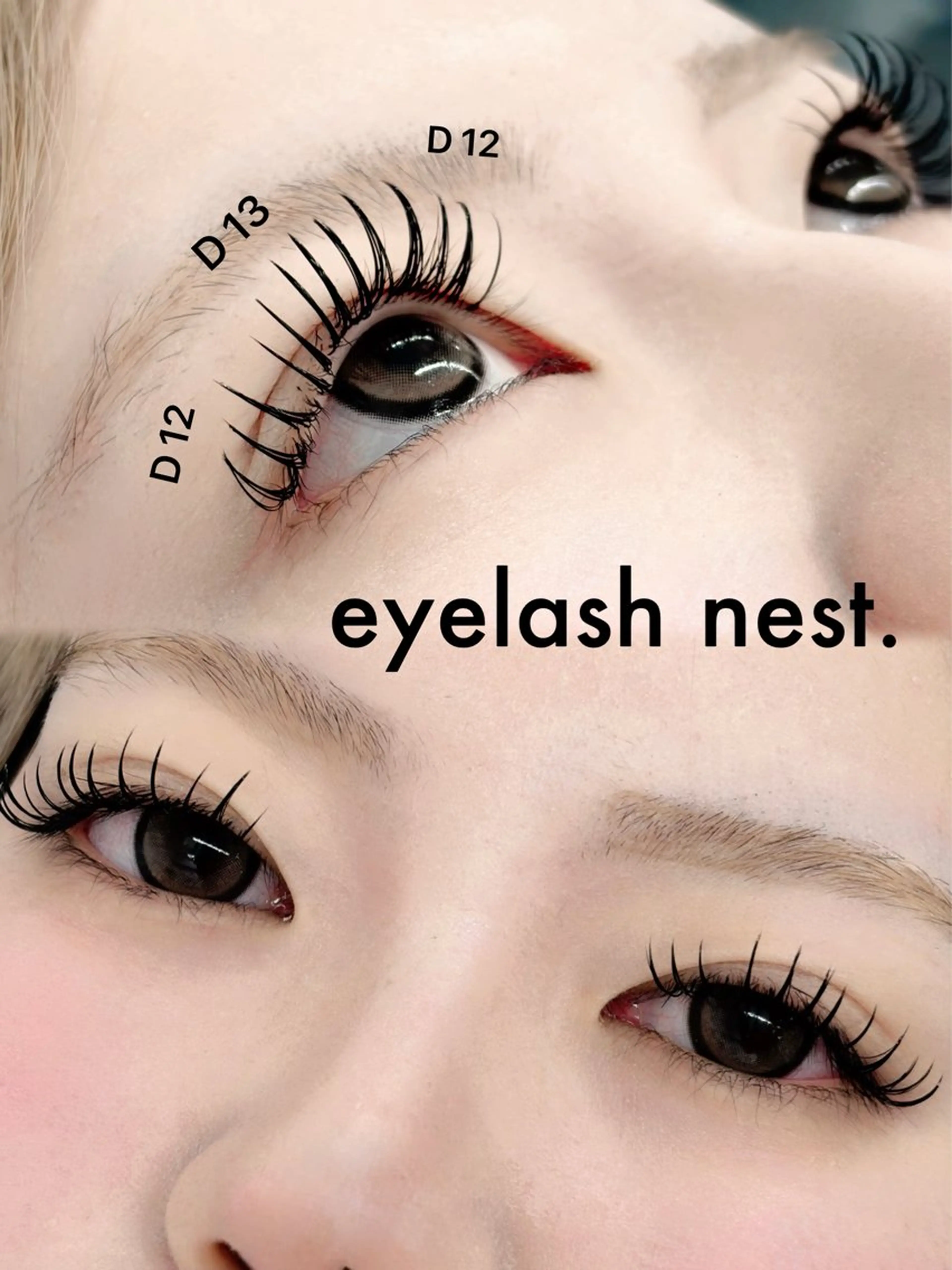 マツエク・マツパ フラットラッシュ 🤍nest. エリ🤍のマツエク・マツパデザイン