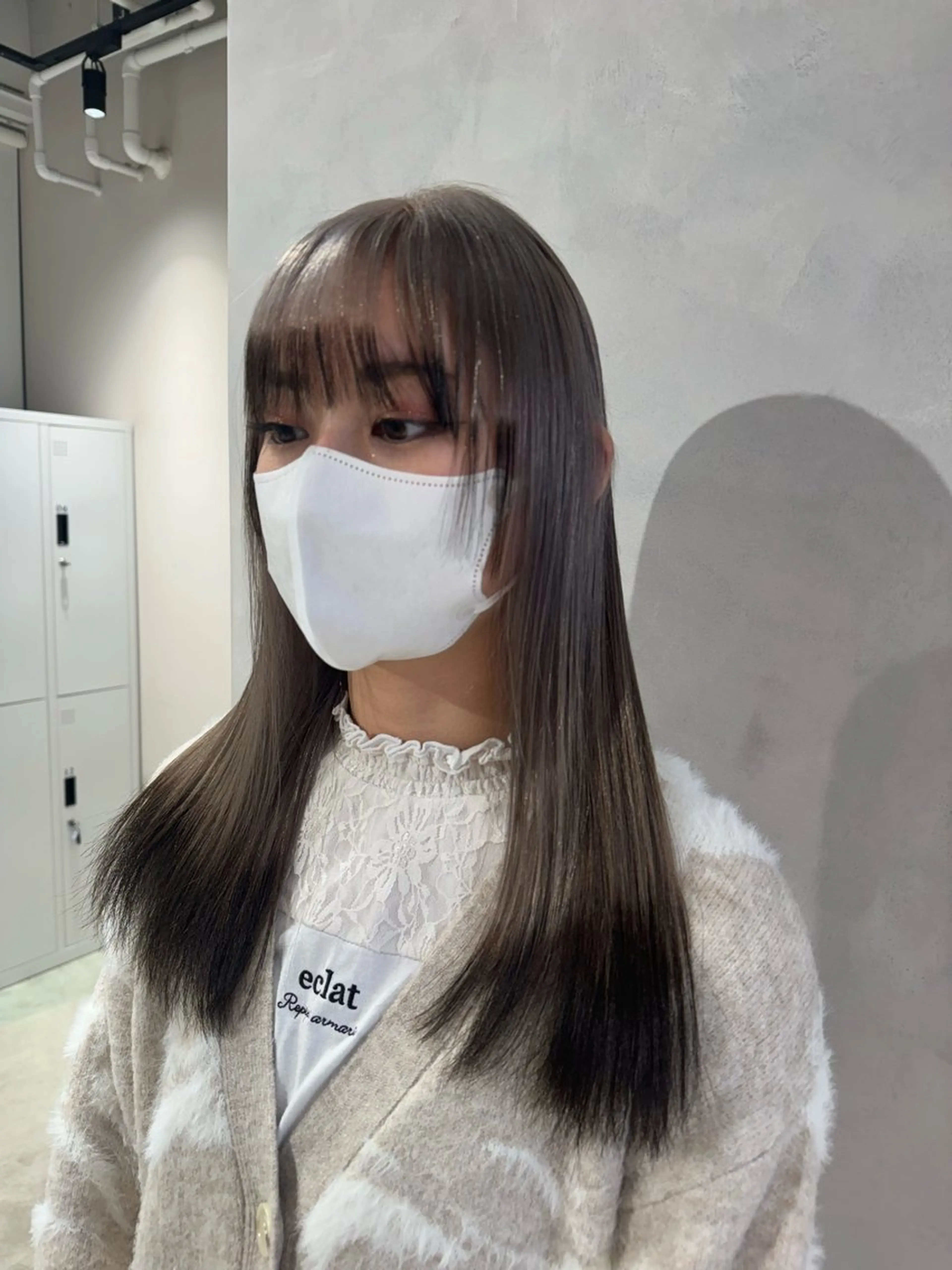 ロング カラー カット ヘアカラー トリートメント 透明感カラー✨艶髪 制作🌱山根あゆみのヘアスタイル