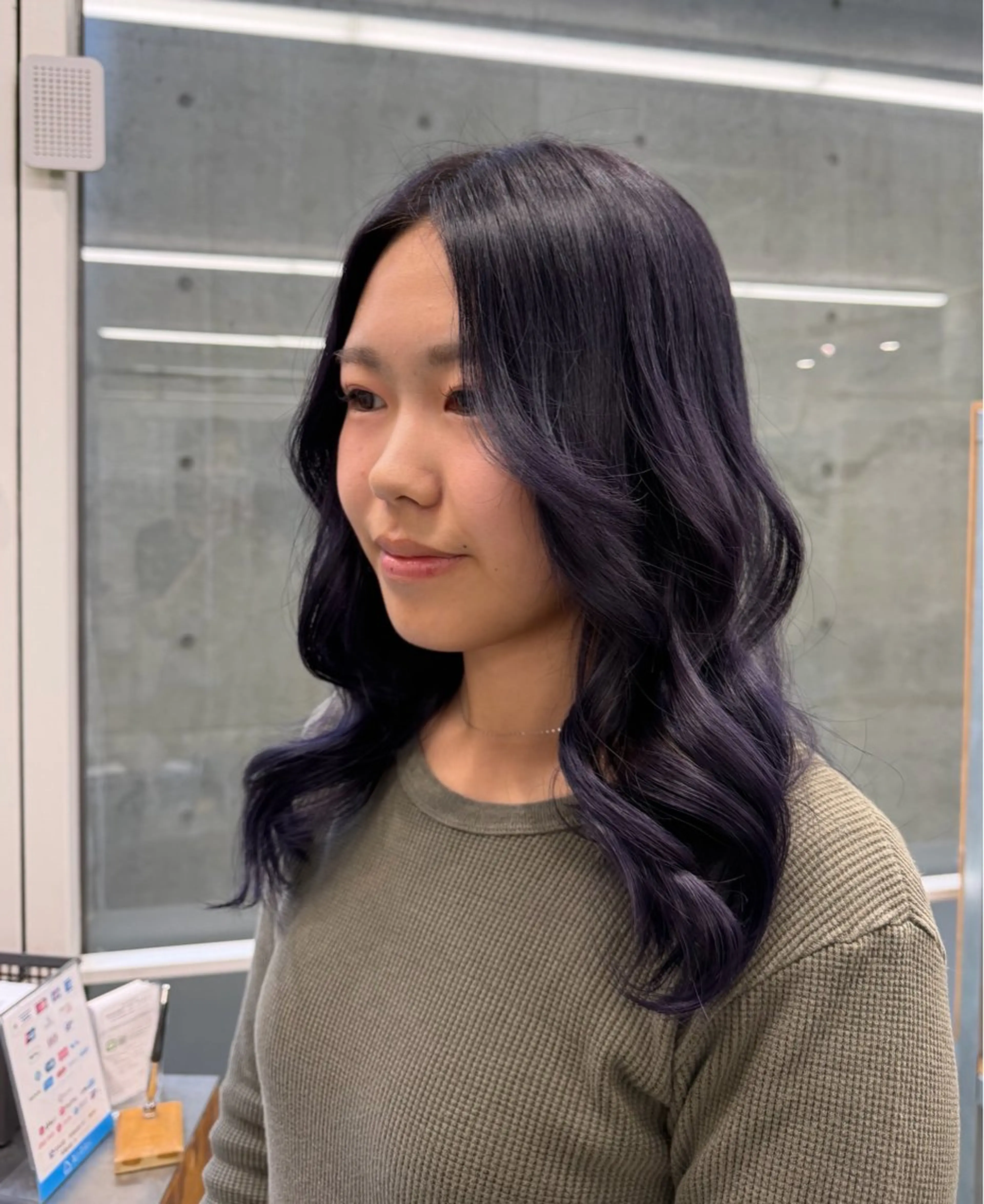 ミディアム カラー ブリーチ ラベンダーカラー ヘアカラー トリートメント Kotoko🖤/海 外/バレイヤージュのヘアスタイル